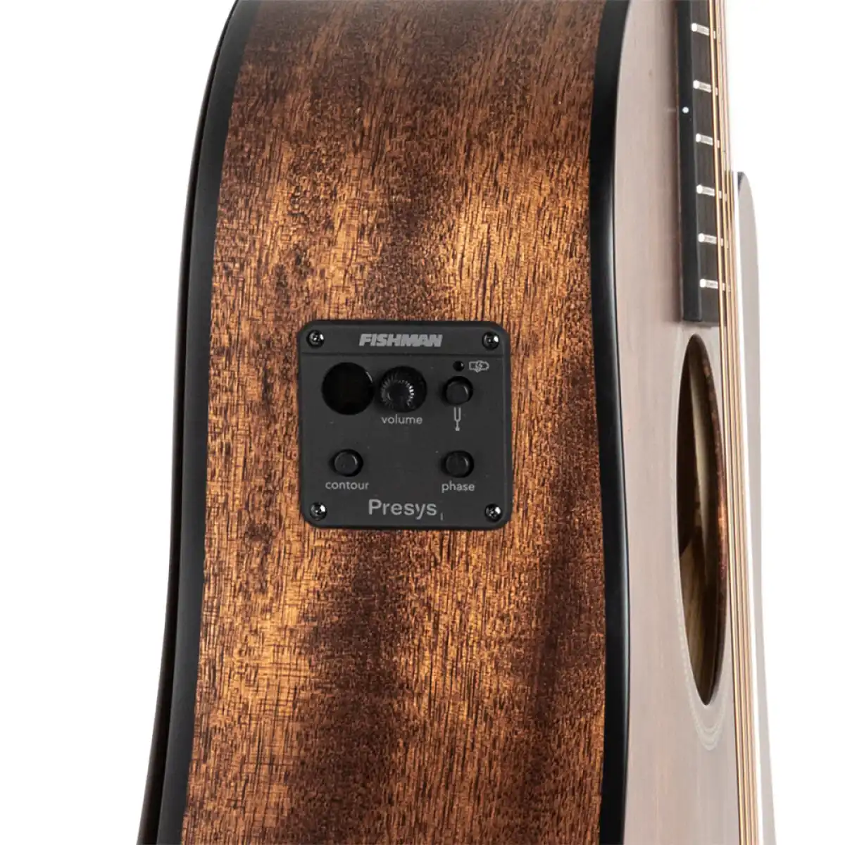 J.N Guitars DOV-DCFI Mahogany Dreadnought Acoustic Electric Guitar - Image 5