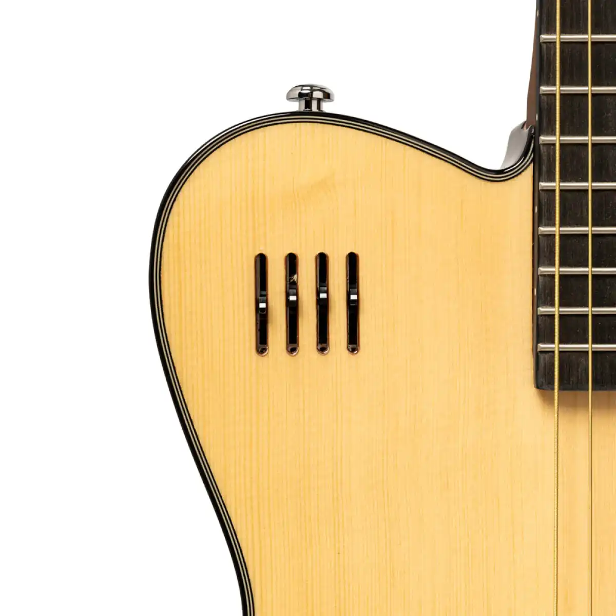 J.N Guitars EW3000CN Spruce Electric Folk Guitar - Image 4