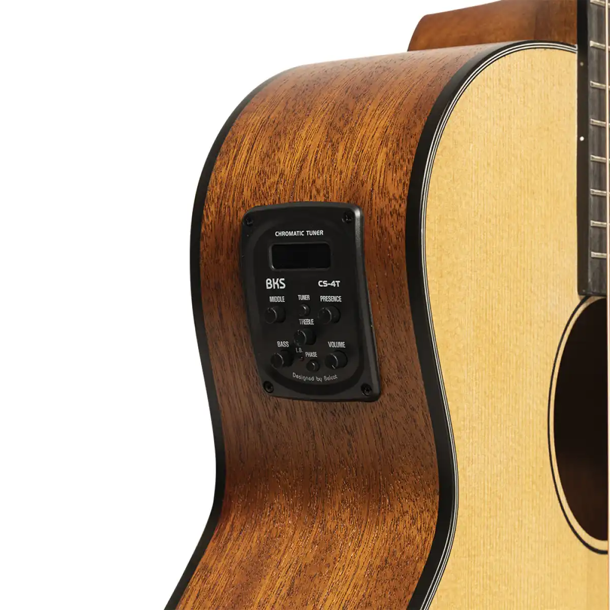 J.N Guitars GLEN-OCE-N Glencairn Spruce Top Acoustic Electric Guitar - Image 4