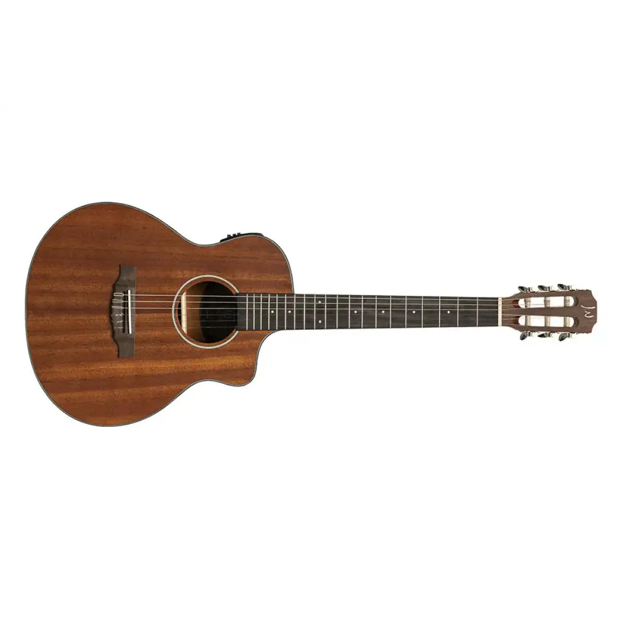 J.N Guitars OLO-CE-N Sapele Acoustic Electric Guitar w/ Cutaway - Image 2