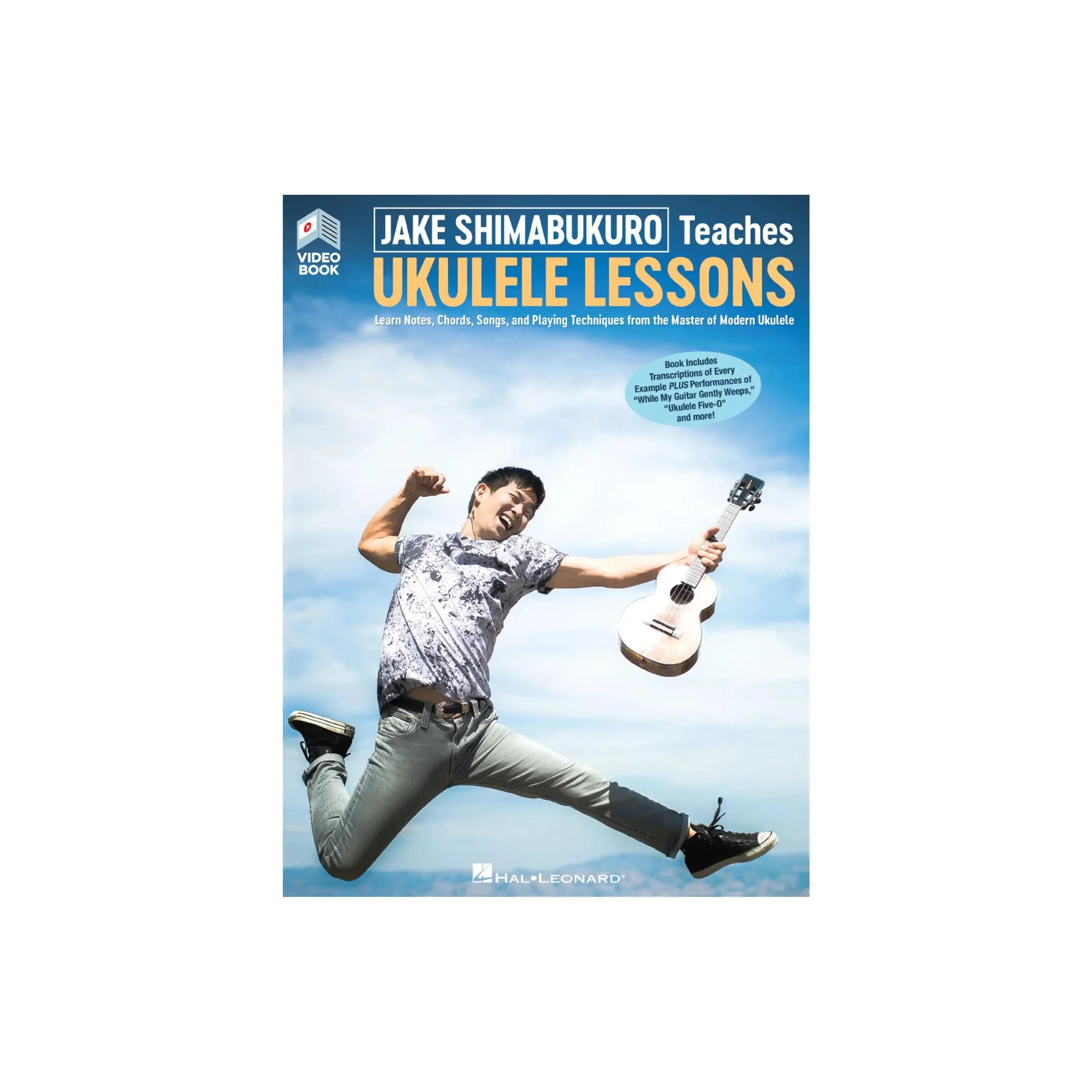 Jake Shimabukuro Teaches Ukulele Lessons Book with Full-Length Online Videos