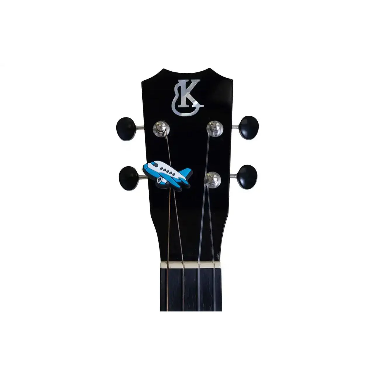 Jam Palz Blue & White Airplane Headstock Charm