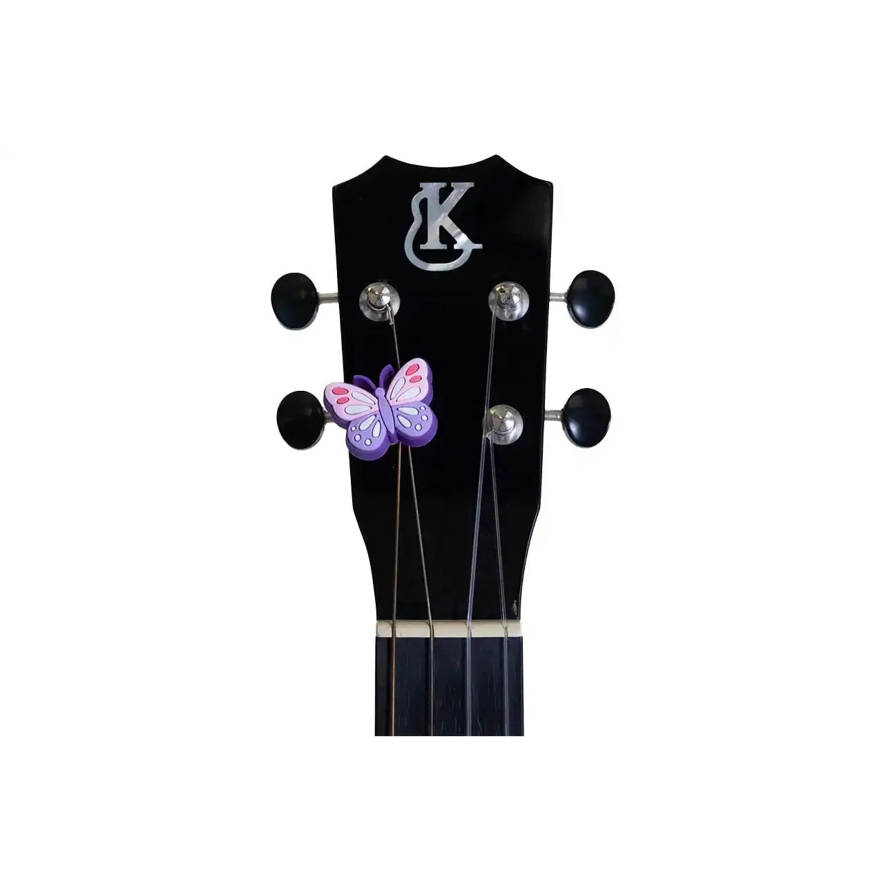 Jam Palz Pink & Purple Butterfly Headstock Charm