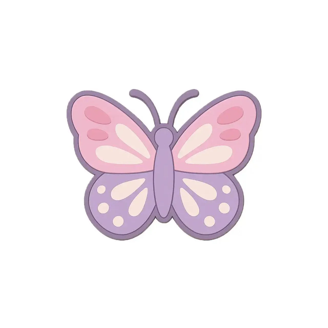 Jam Palz Pink & Purple Butterfly Headstock Charm - Image 2