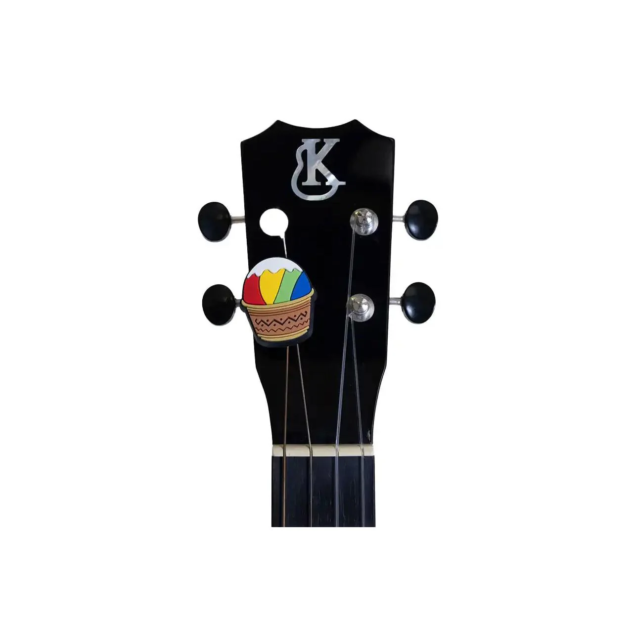 Jam Palz Rainbow Shaved Ice with Snow Caps Headstock Charm
