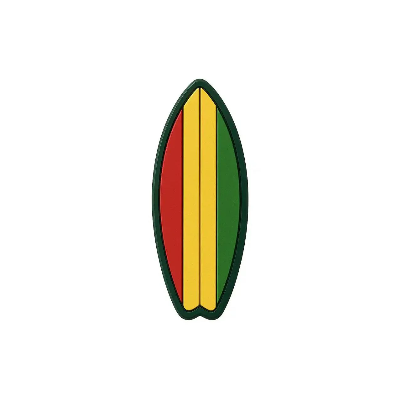 Jam Palz Rasta Surfboard Headstock Charm - Image 2