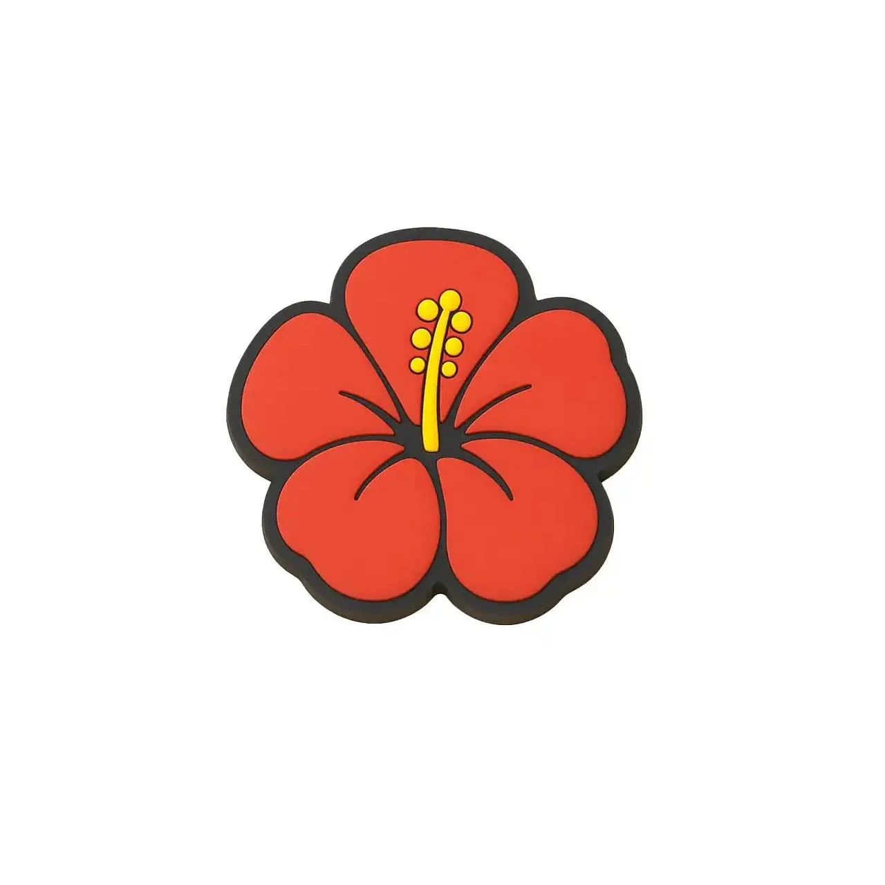 Jam Palz Red Hibiscus Headstock Charm - Image 2