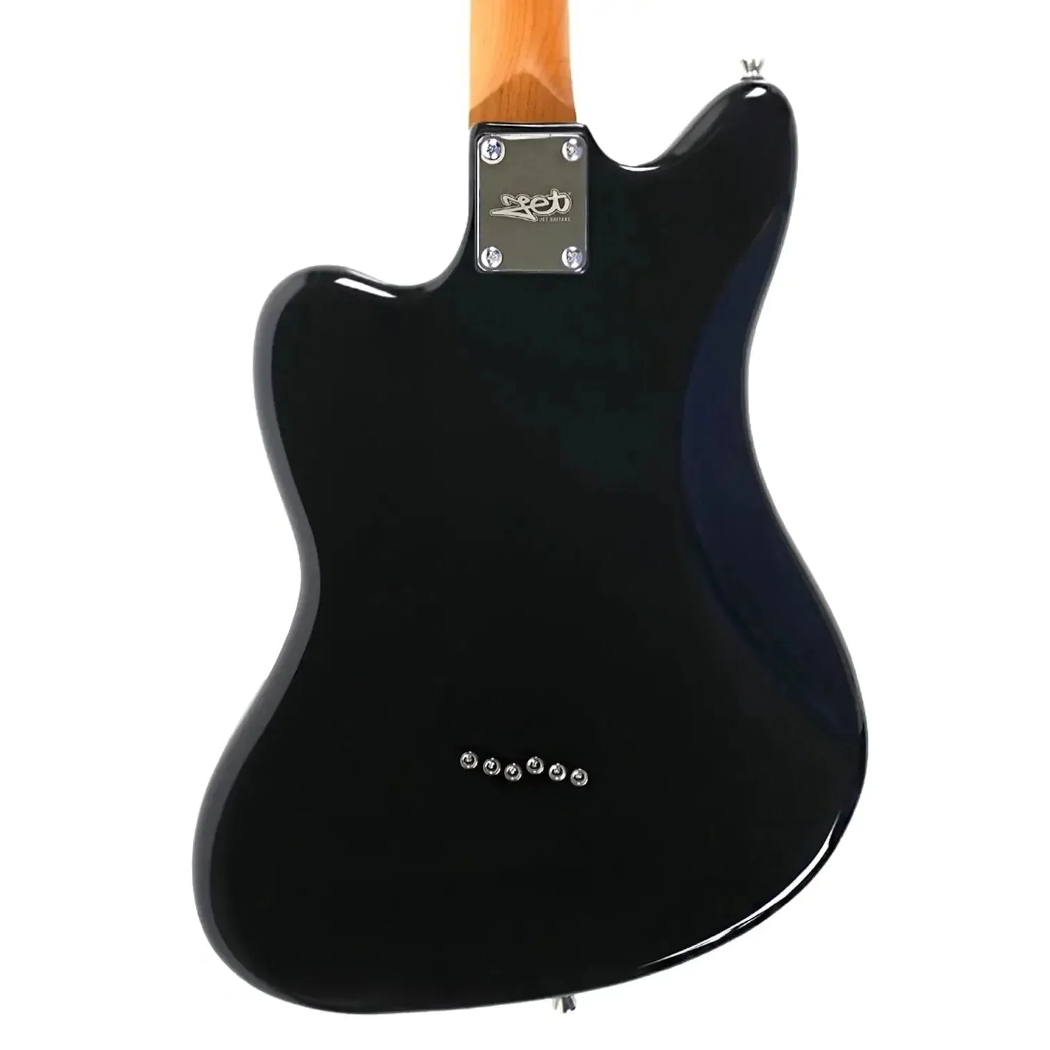 Jet JJ-350 BK Black Solid Body Offset Electric Guitar - Image 2