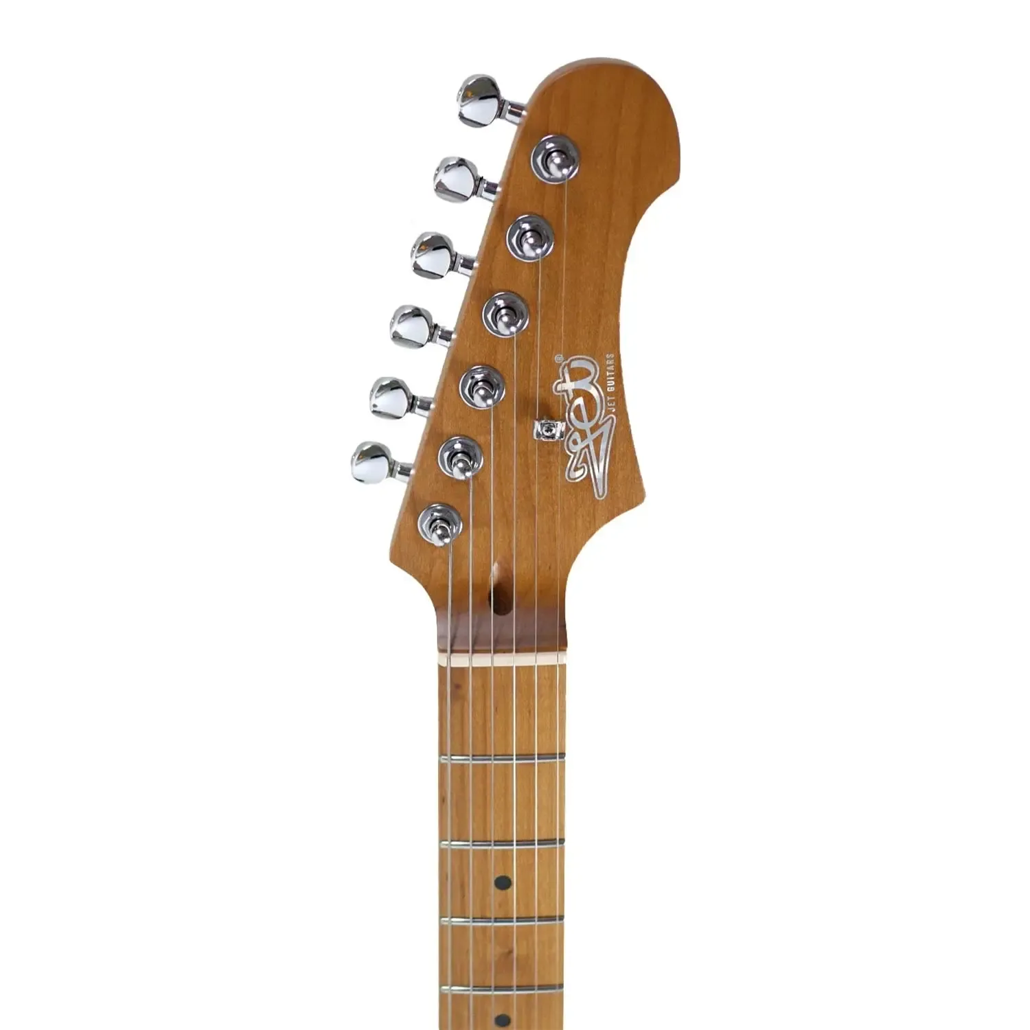 Jet JJ-350 BK Black Solid Body Offset Electric Guitar - Image 5