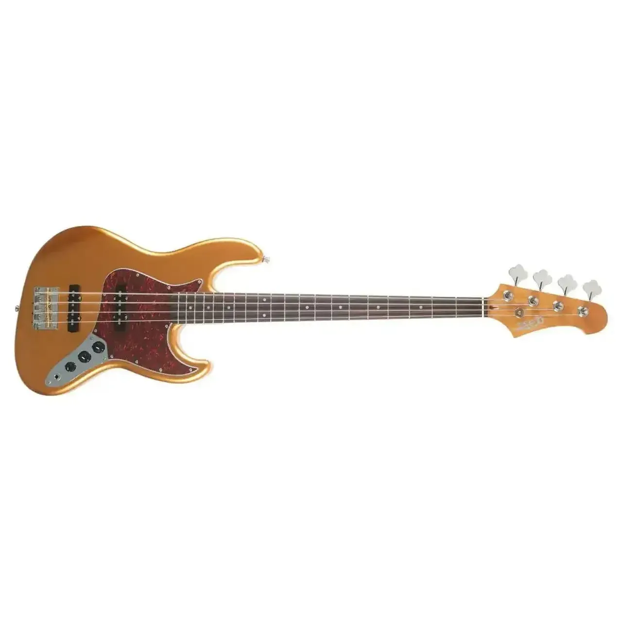 Jet JJB-300 GD R Gold Solid Body Electric Bass - Image 3