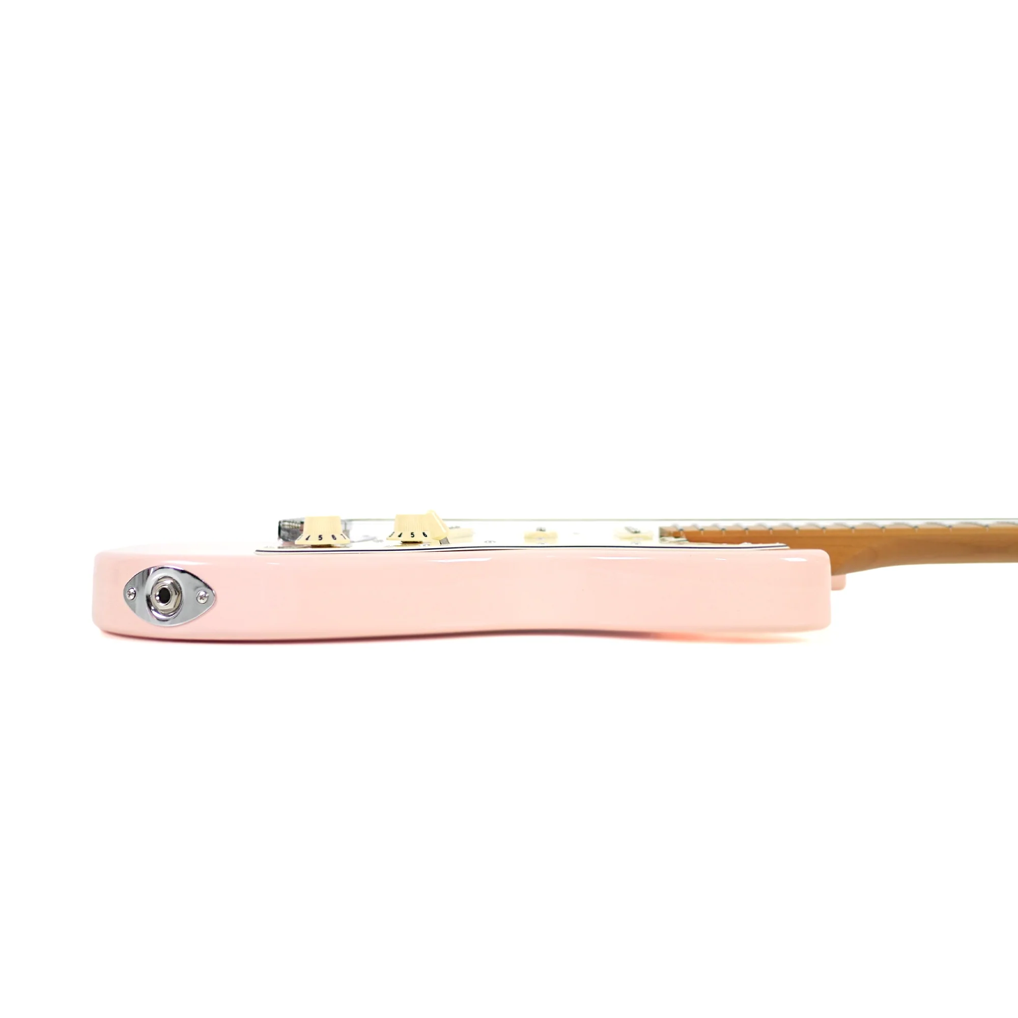 Jet JS-300 MINI PK Pink Solid Body Mini Stratocaster Electric Guitar - Image 3