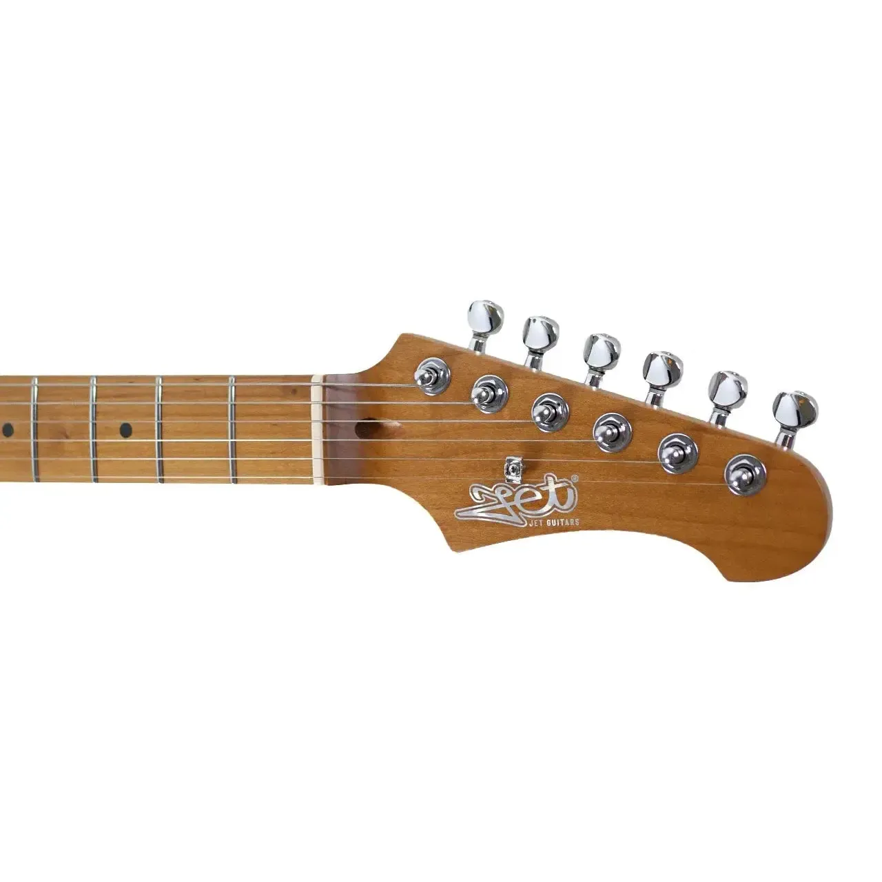 Jet JS-300 MINI RD Red Solid Body Stratocaster Electric Guitar - Image 5
