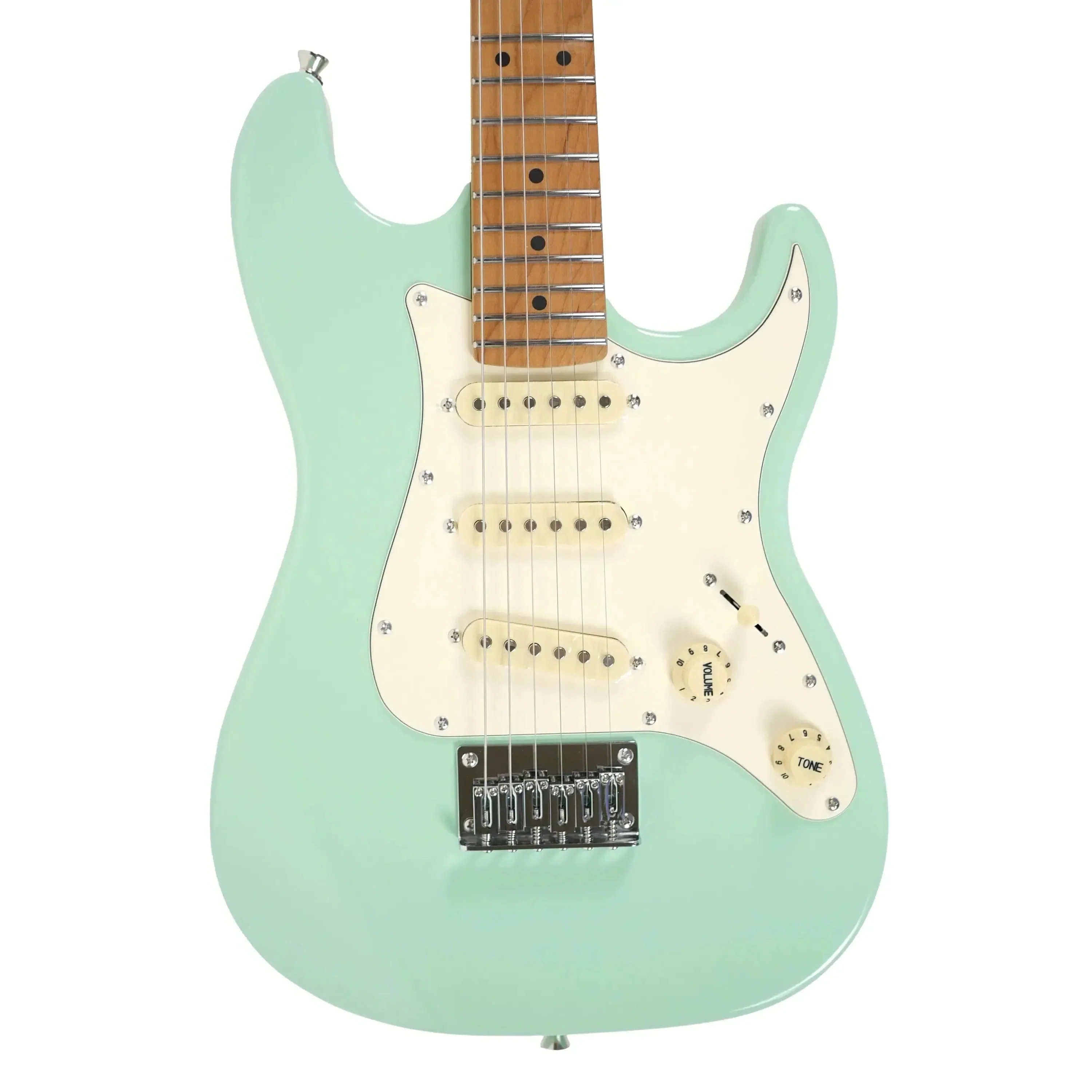 Jet JS-300 MINI SFG Seafoam Green Solid Body Stratocaster Electric Guitar