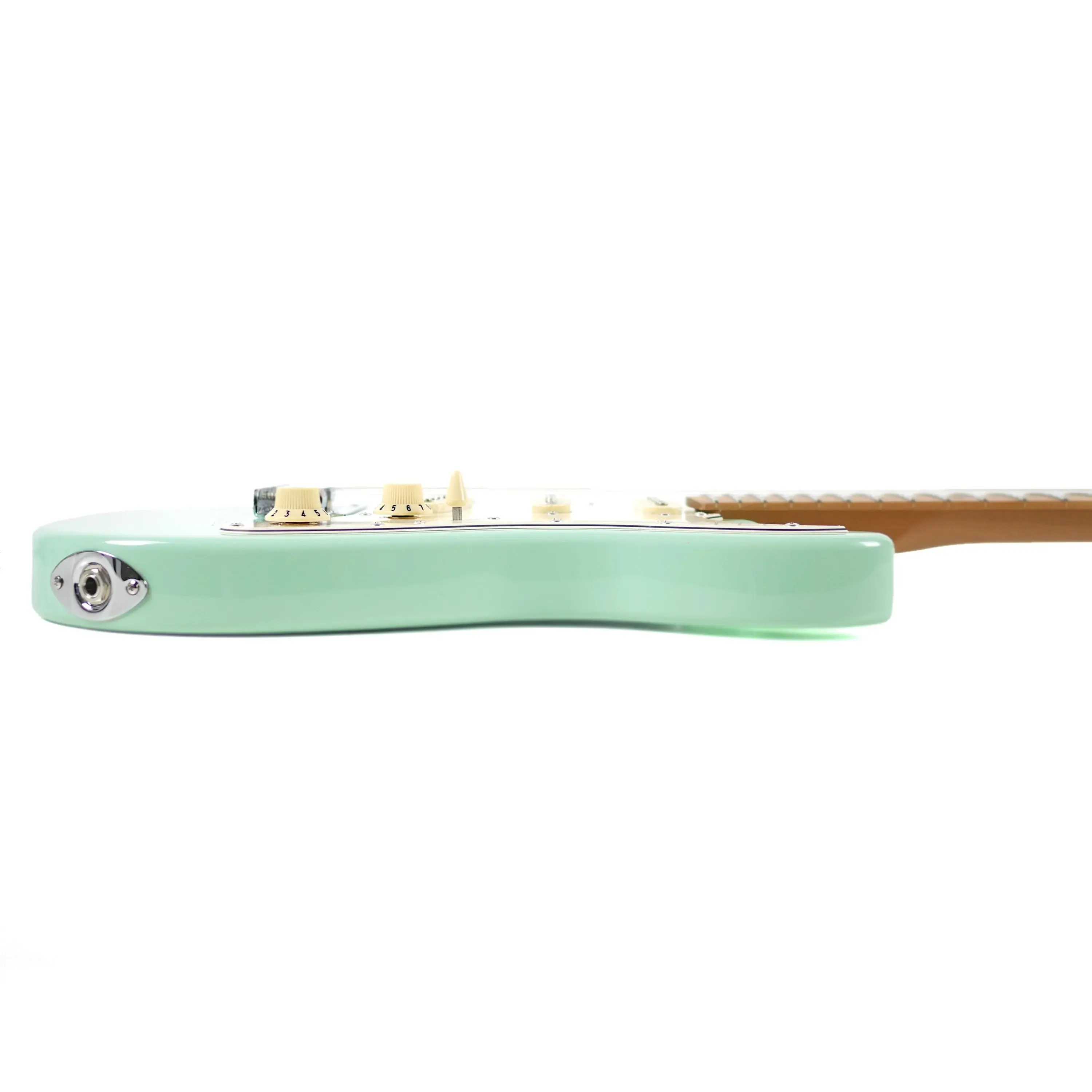 Jet JS-300 MINI SFG Seafoam Green Solid Body Stratocaster Electric Guitar - Image 3