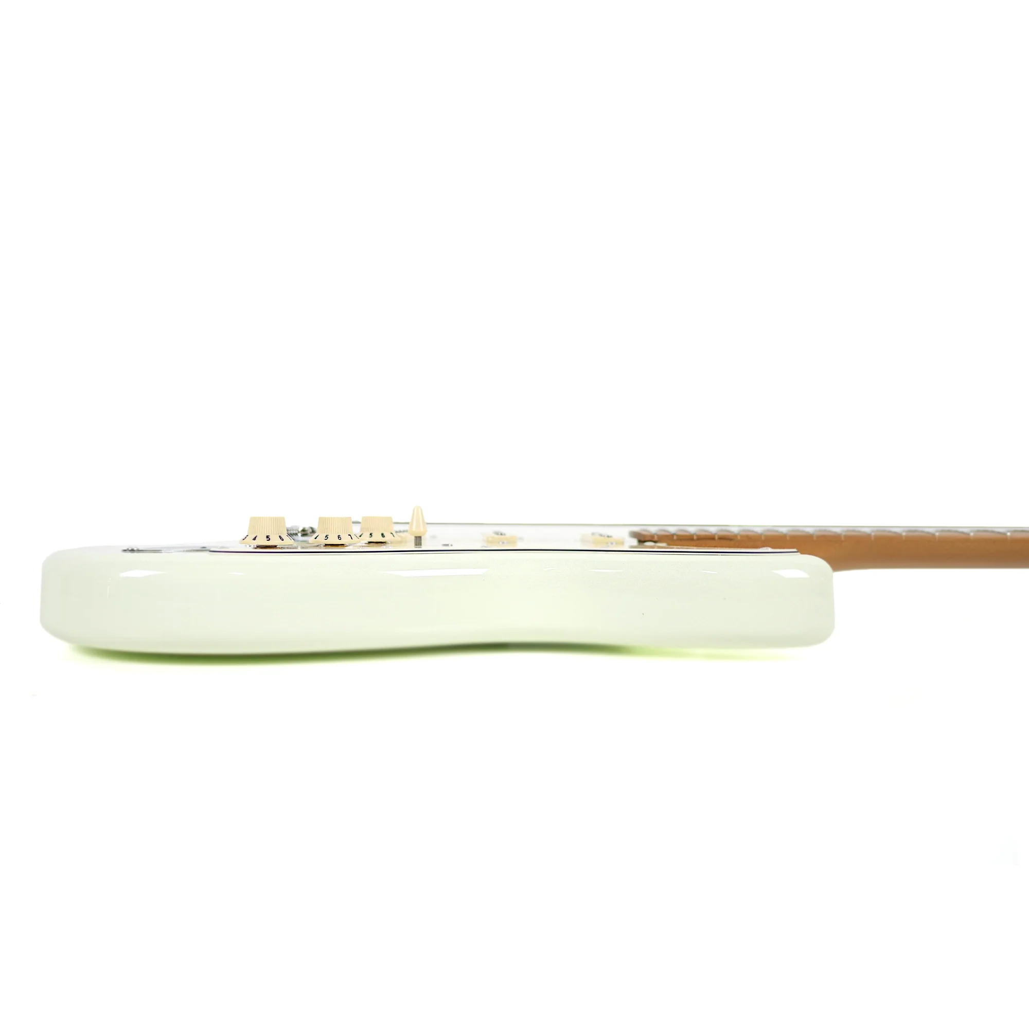 Jet JS-300 OW White Solid Body Stratocaster Electric Guitar - Image 3