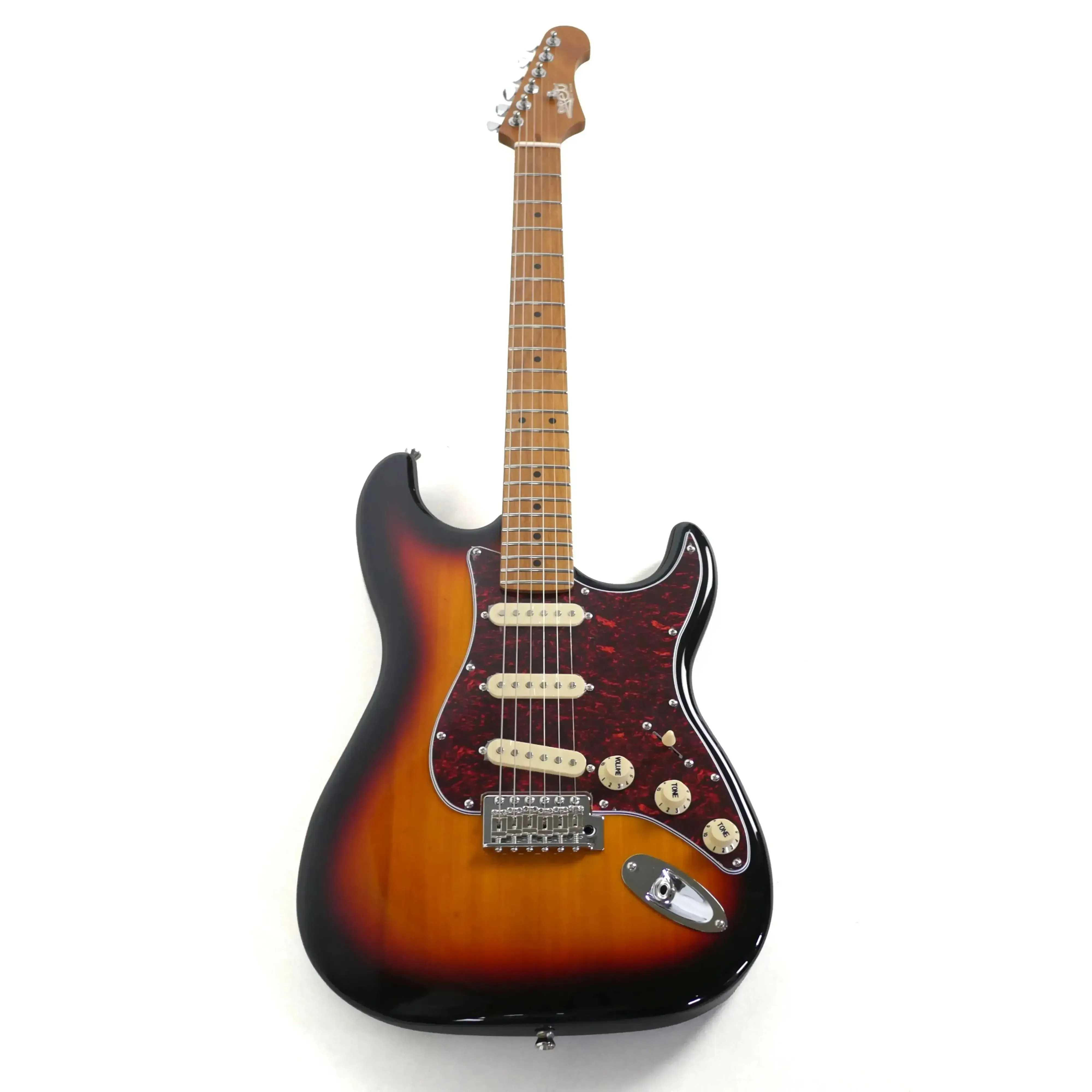 Jet JS-300-SB Sunburst Basswood Stratocaster Electric Guitar - Image 4