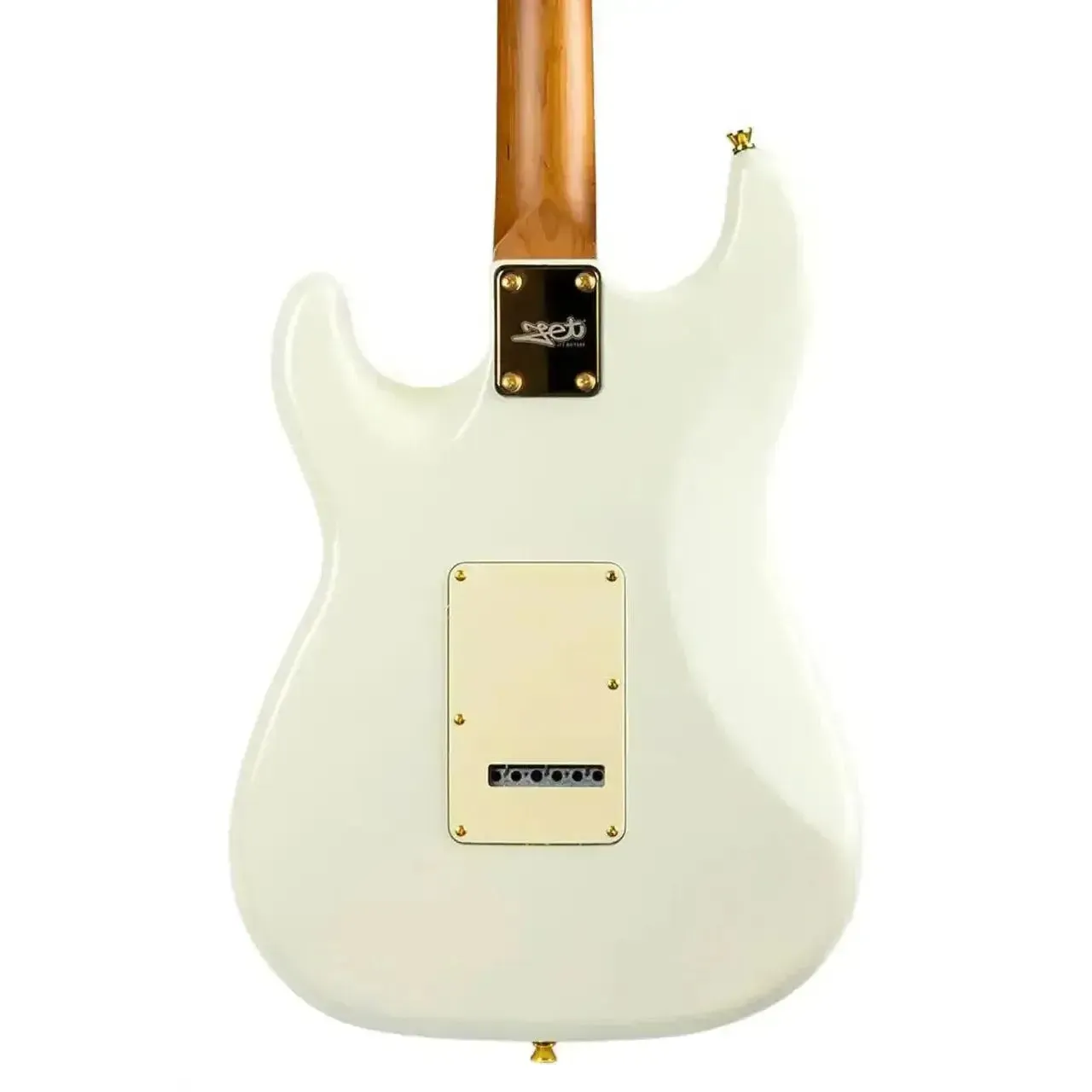 Jet JS-380 OW G White Solid Body Stratocaster Electric Guitar - Image 2