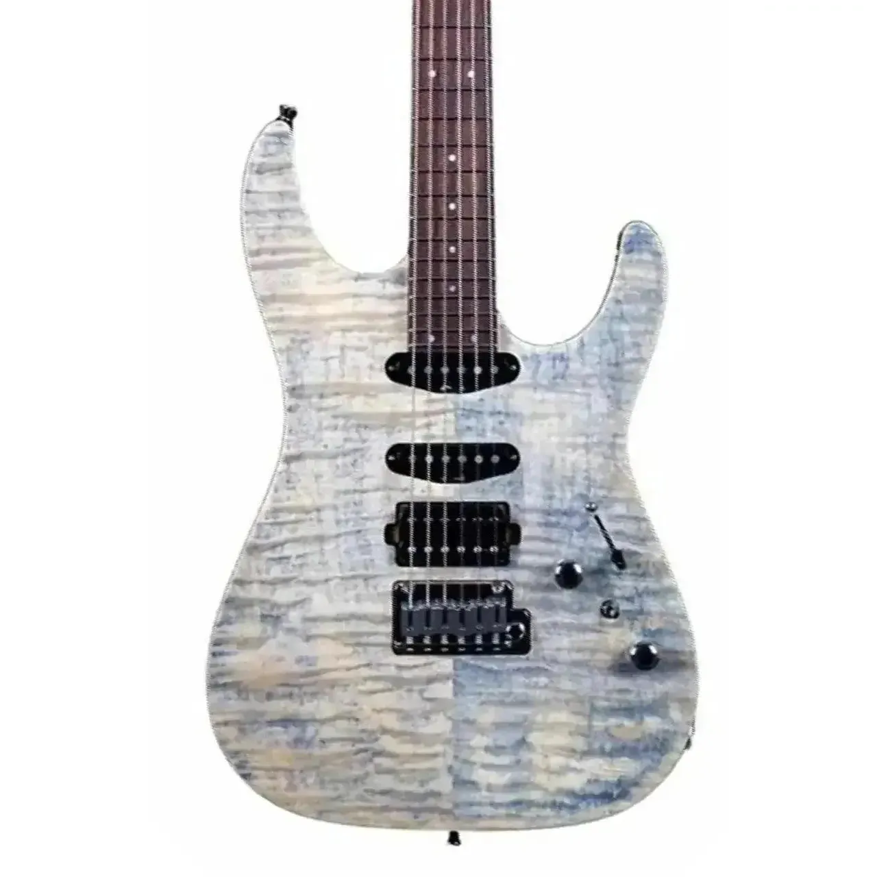 Jet JS-45 INDIGO GREY Solid Body Stratocaster Electric Guitar