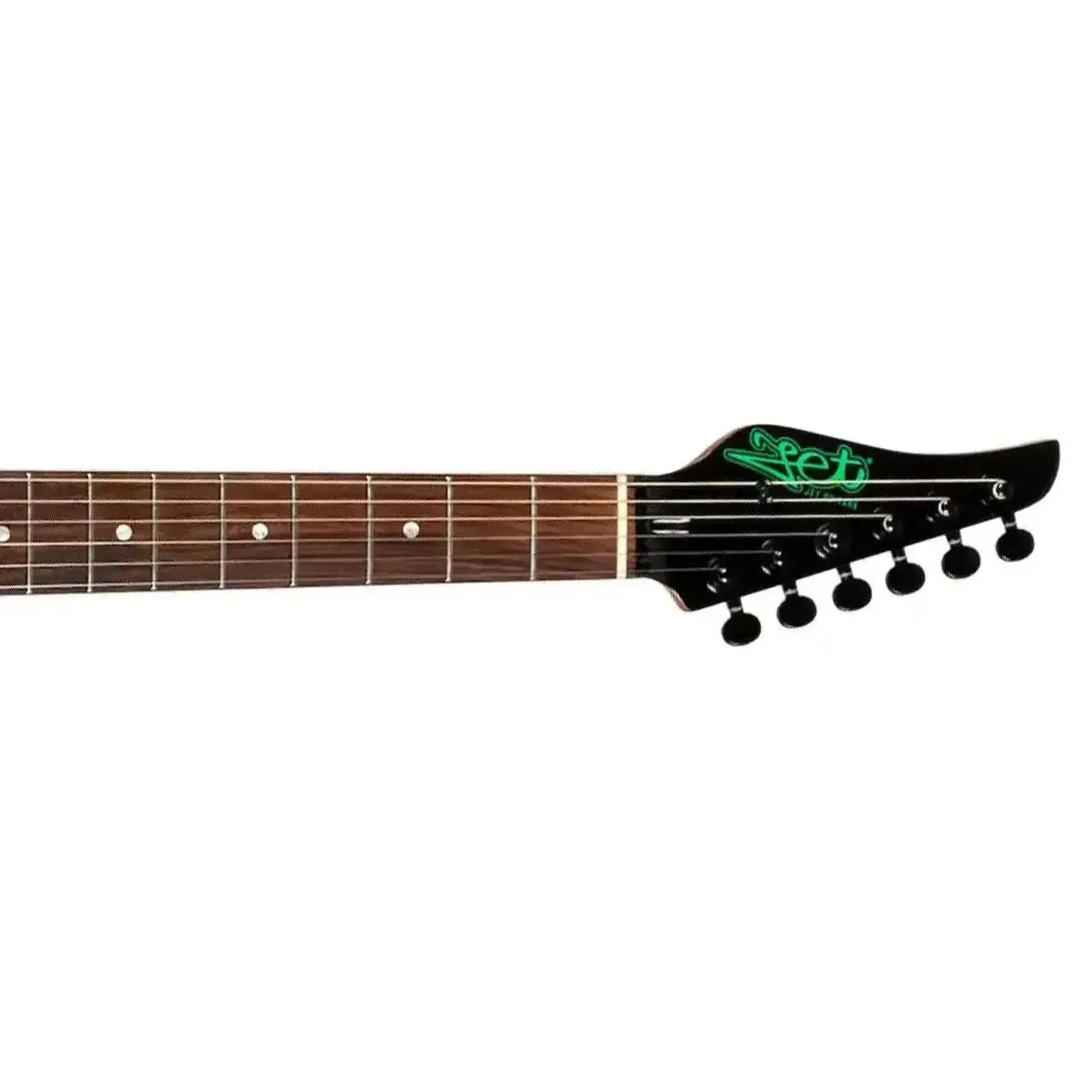 Jet JS-450 TGR R Transparent Green Solid Body Stratocaster Electric Guitar - Image 4