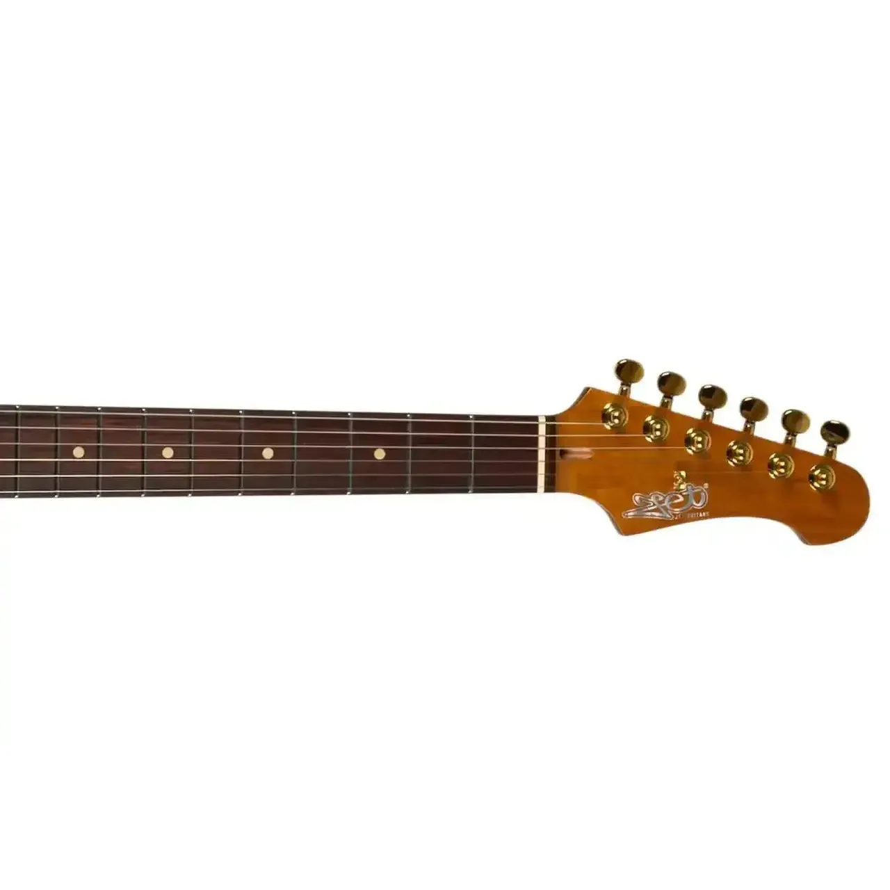 Jet JS-480 BK G Black Solid Body Stratocaster Electric Guitar - Image 4