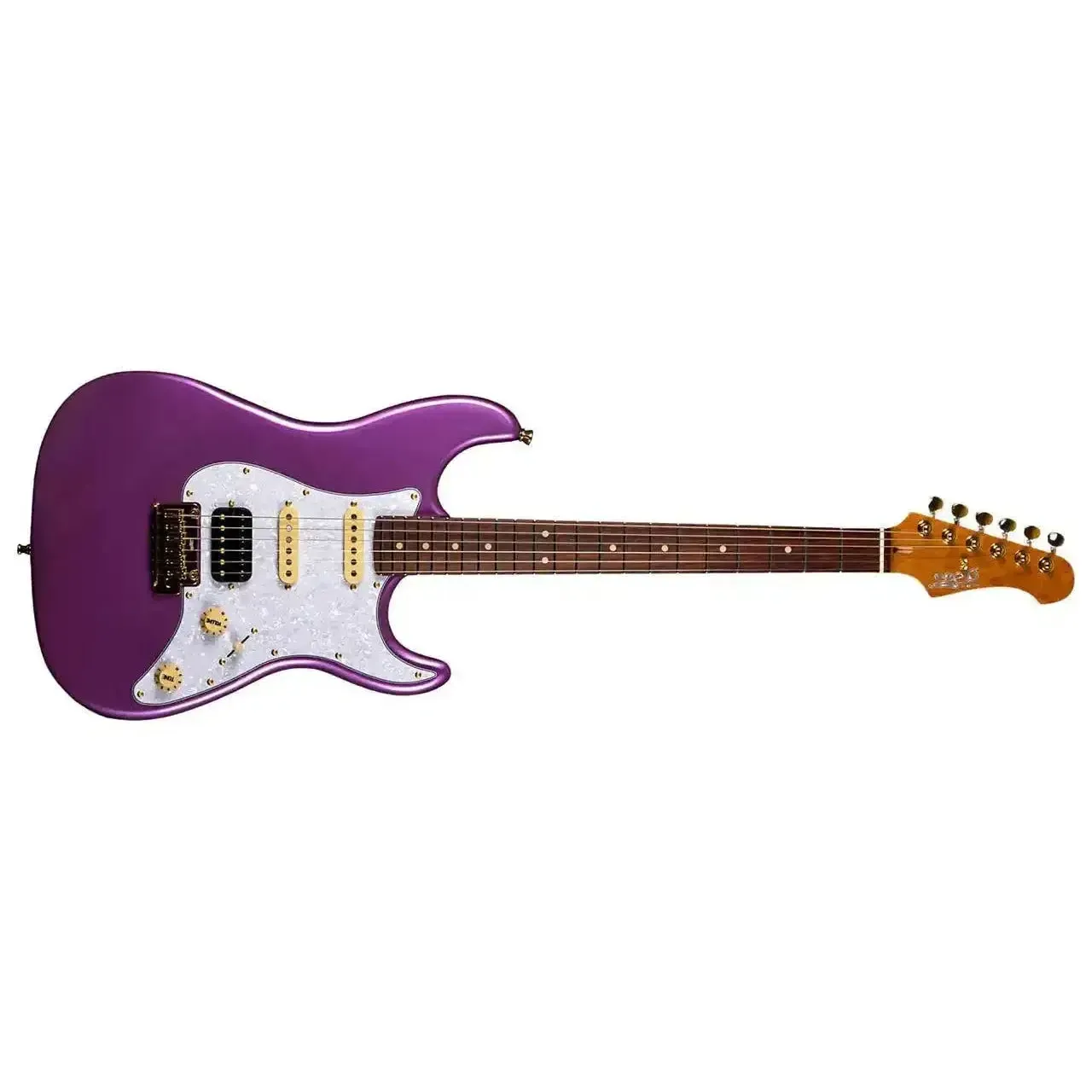 Jet JS-480 VI G Violet Solid Body Stratocaster Electric Guitar - Image 3
