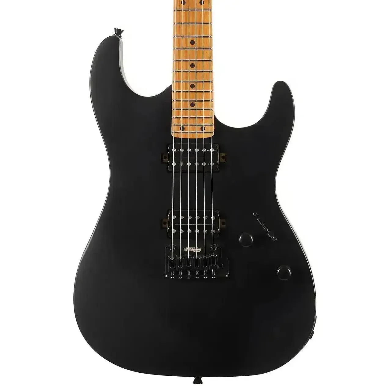 Jet JS-500 MBK Satin Back Solid Body Stratocaster Electric Guitar
