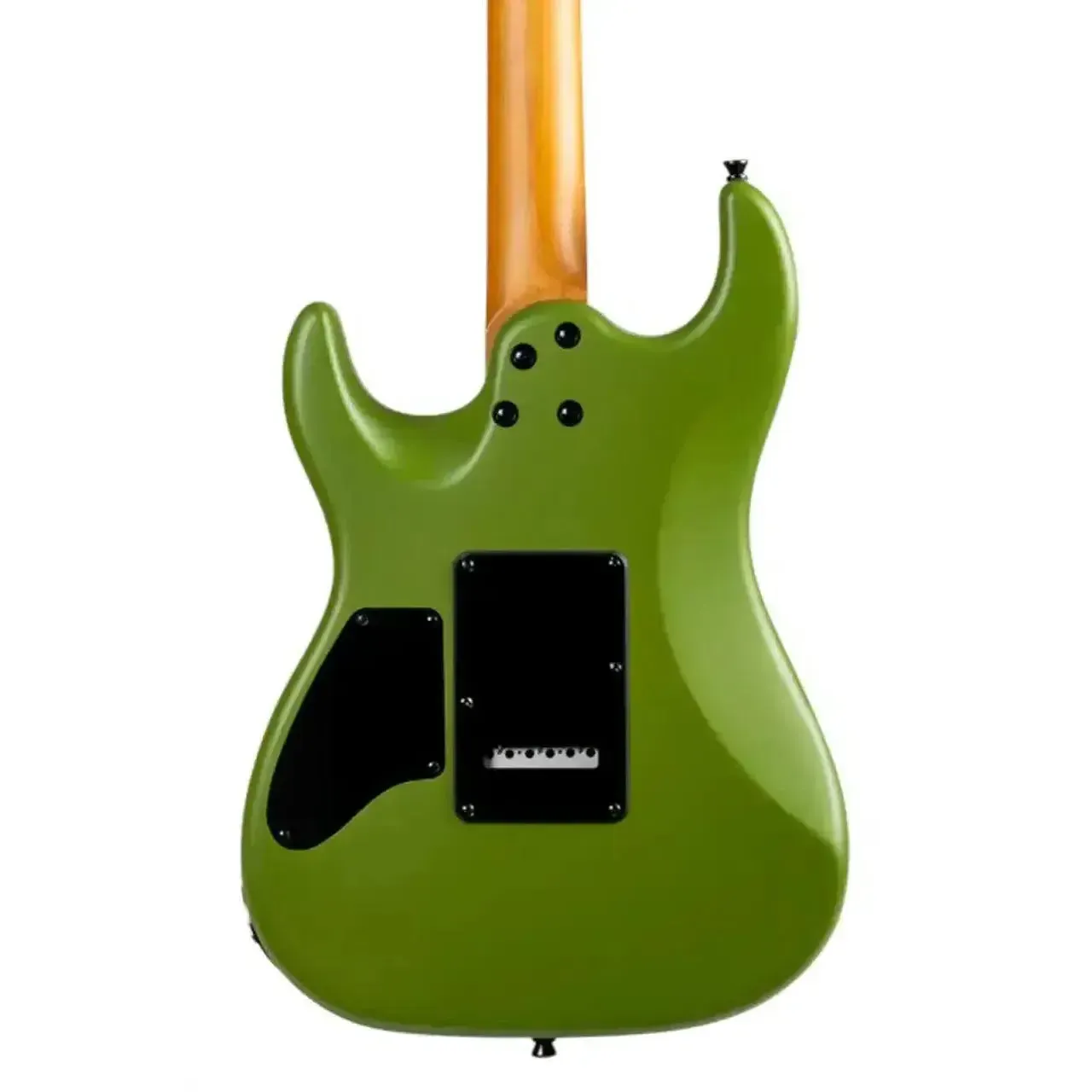 Jet JS-500 MGR Satin Green Solid Body Stratocaster Electric Guitar - Image 2