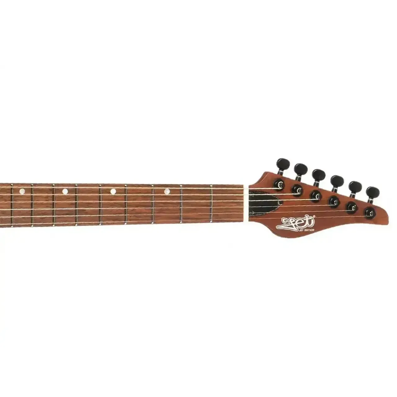 Jet JS-507 STYGIAN Satin Black Solid Body Stratocaster Electric Guitar - Image 4
