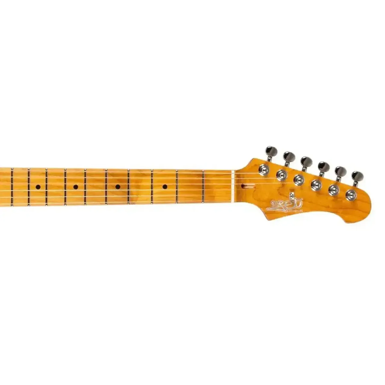Jet JS-600 TGR Transparent Green Solid Body Stratocaster Electric Guitar - Image 4