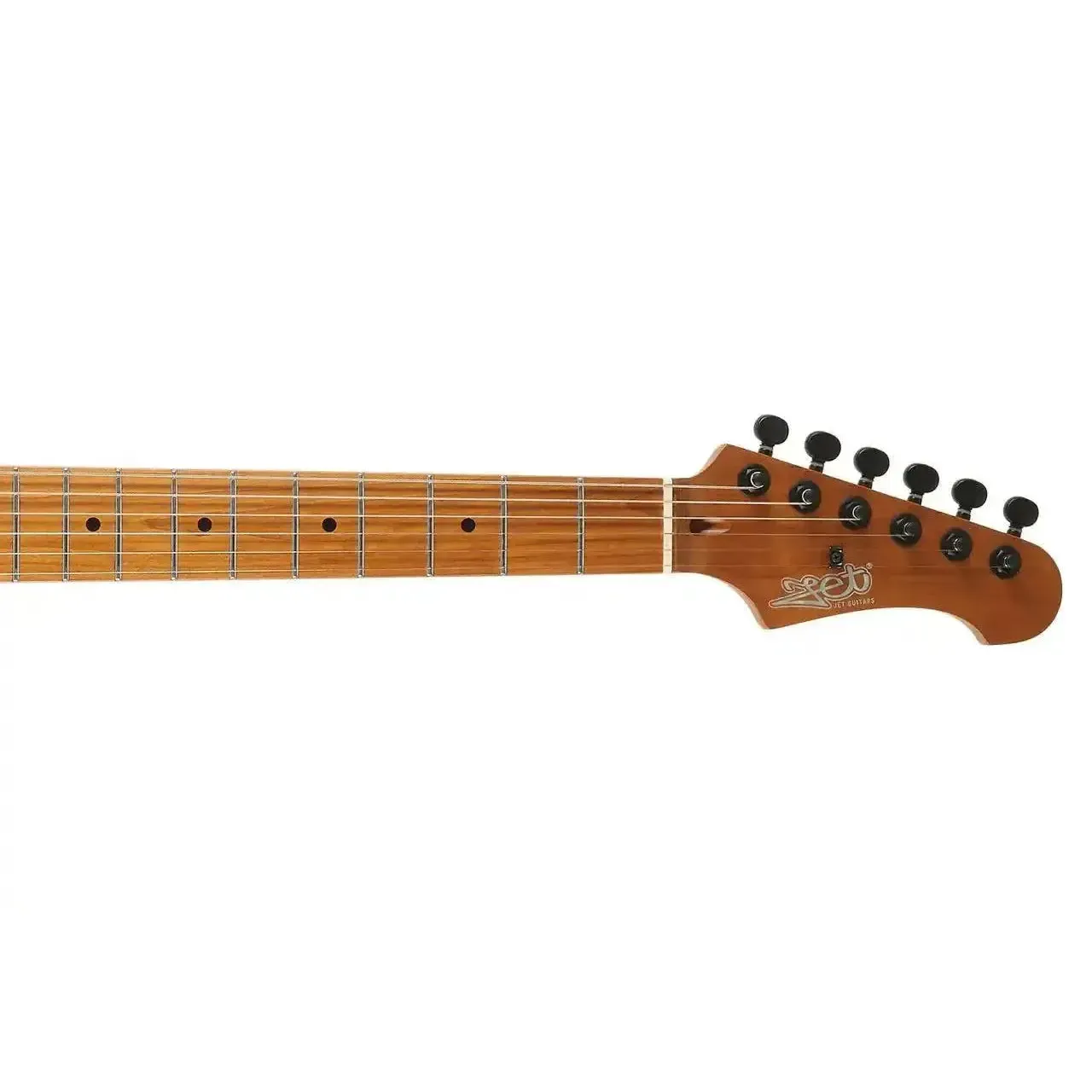 Jet JS-600 TPP Transparent Purple Solid Body Stratocaster Electric Guitar - Image 4