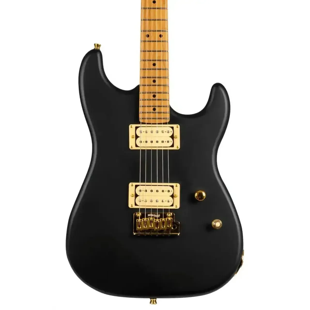 Jet JS-700 MBK Matte Black Solid Body Stratocaster Electric Guitar