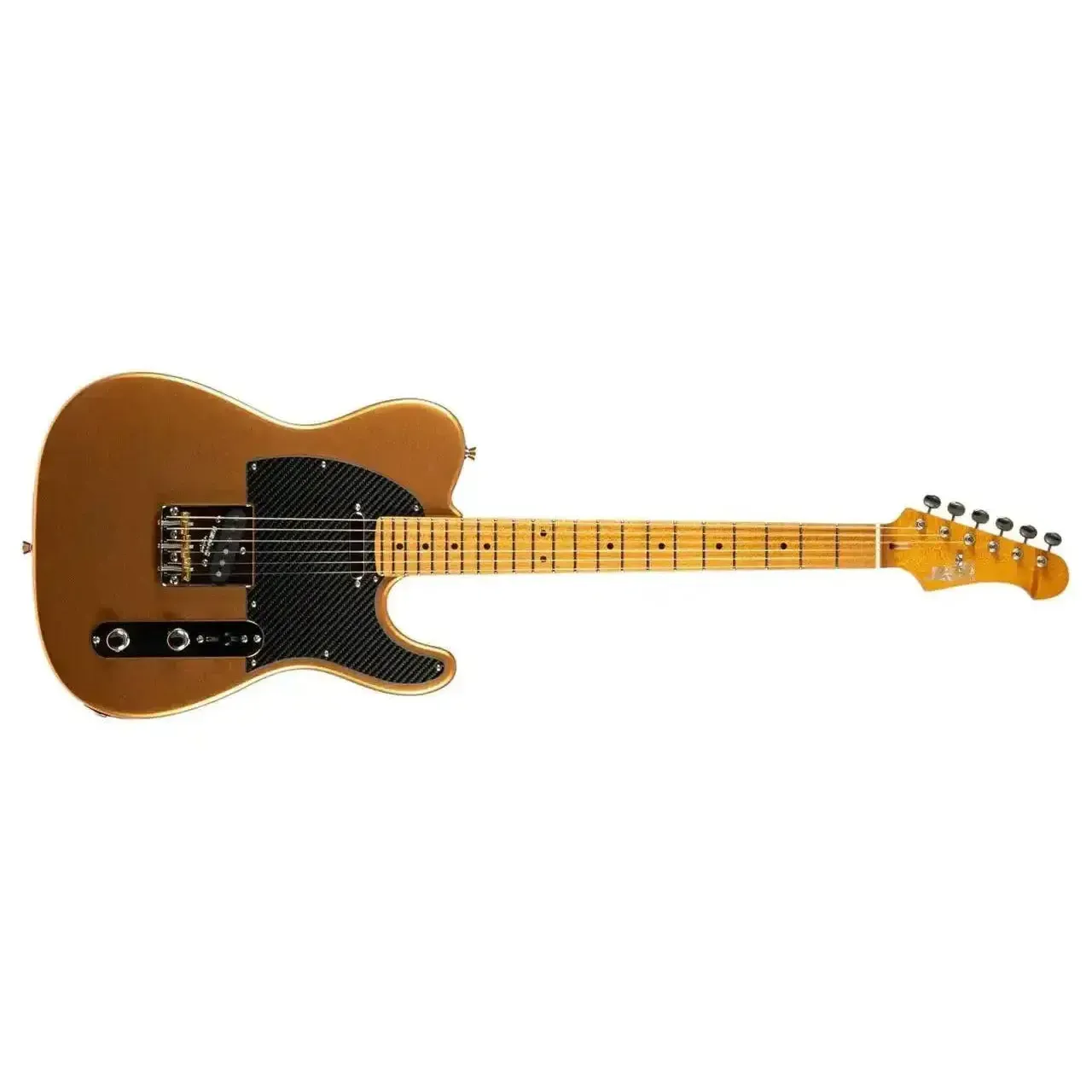 Jet JT-30 GOLD Solid Body Telecaster Electric Guitar - Image 3