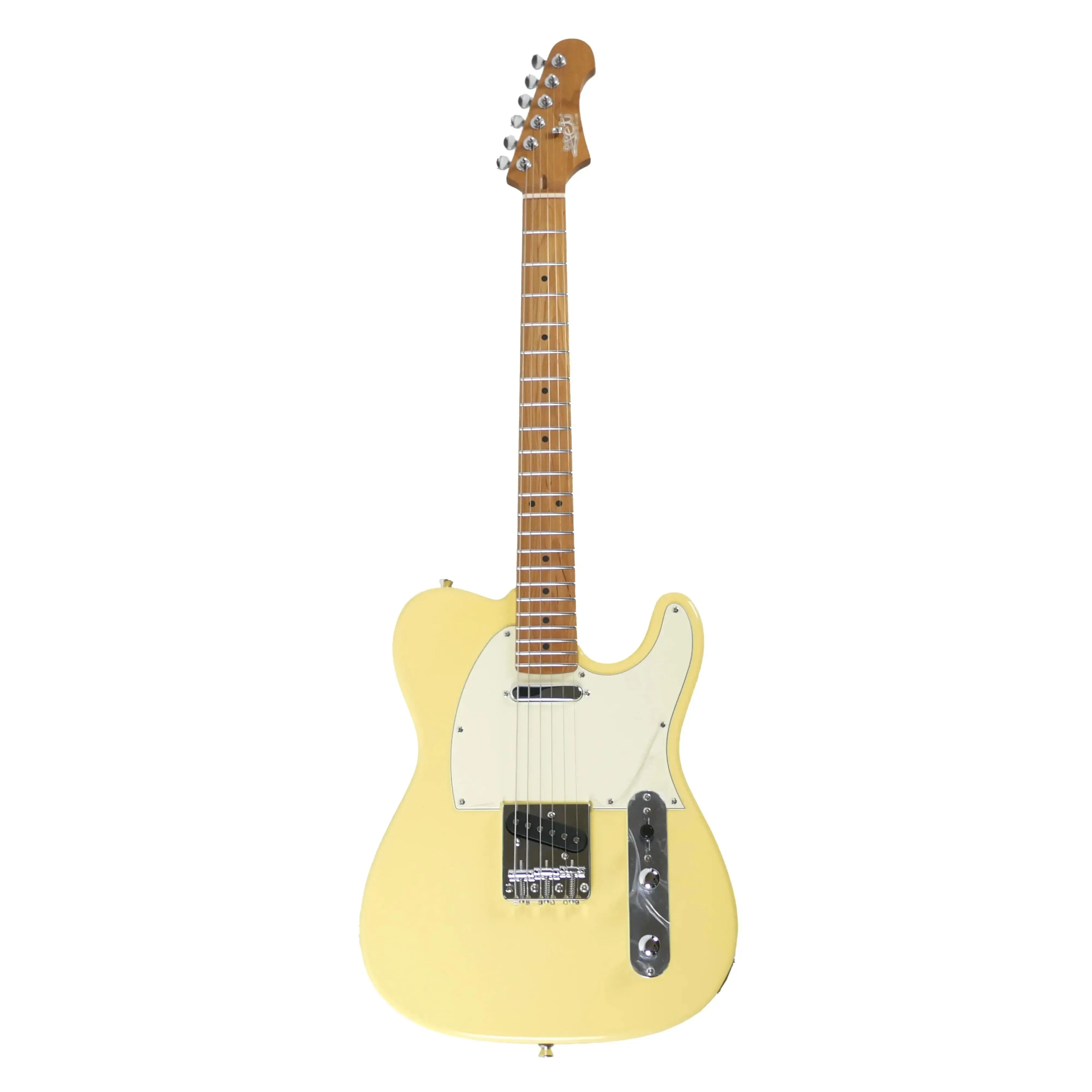 Jet JT-300 BTS Beige Solid Body Telecaster Electric Guitar - Image 4