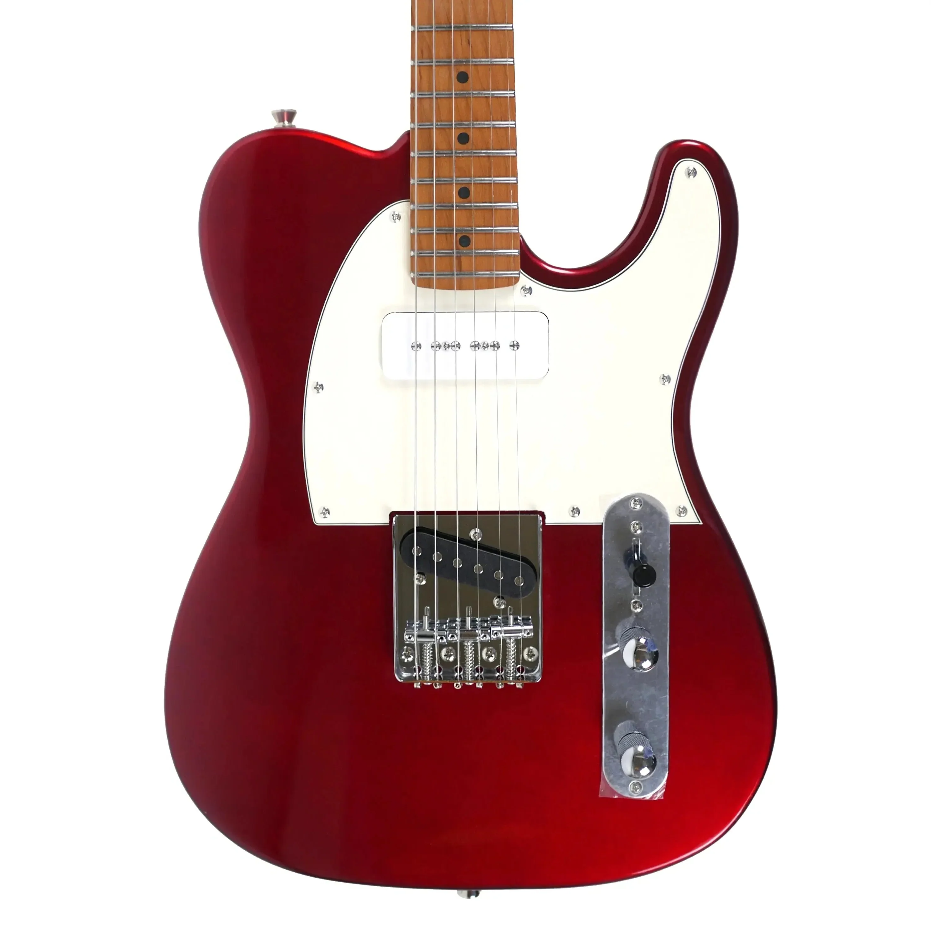 Jet JT-300 CAR P90 Candy Red Solid Body Telecaster Electric Guitar