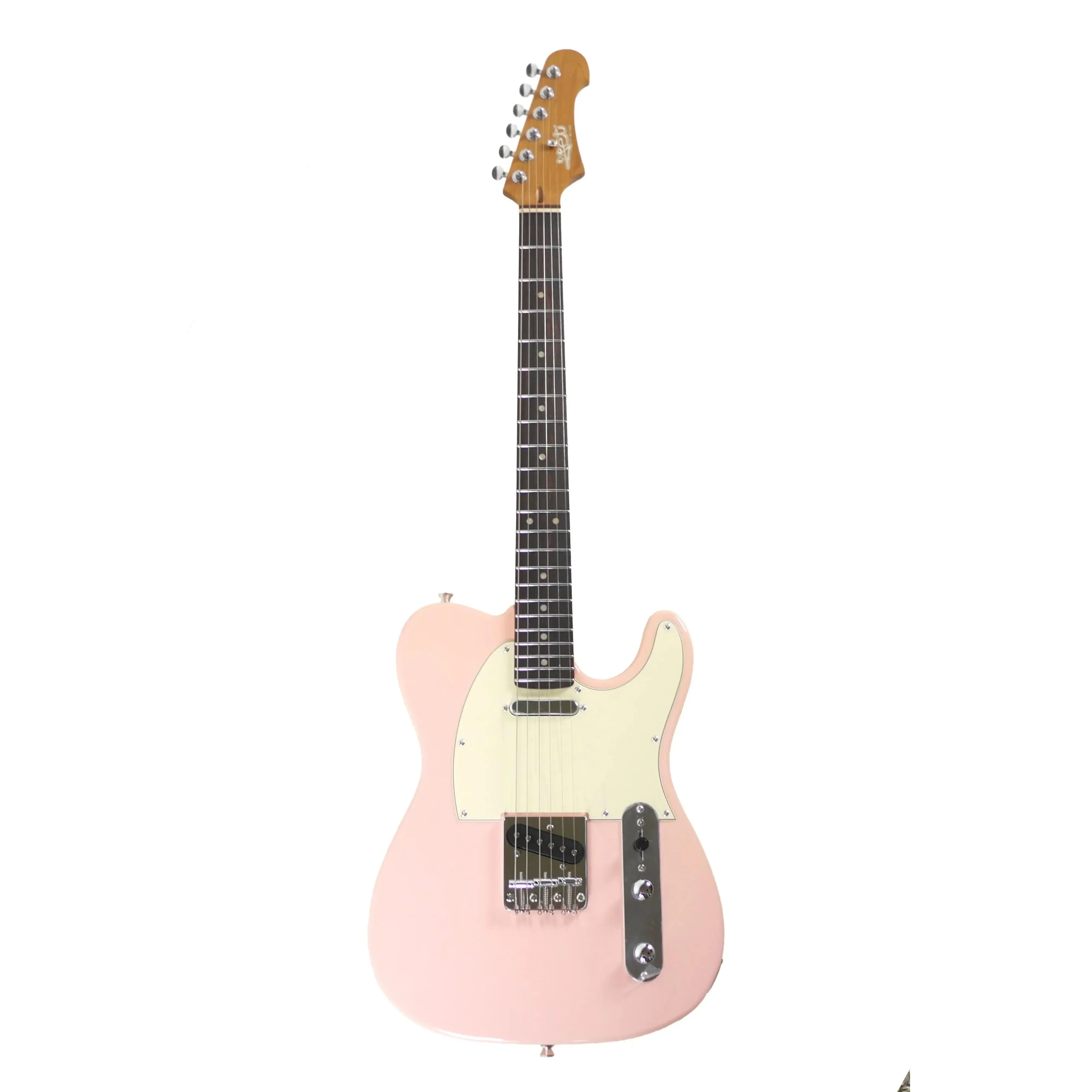 Jet JT-300 PK R Shell Pink Solid Body Modern C Electric Guitar - Image 4
