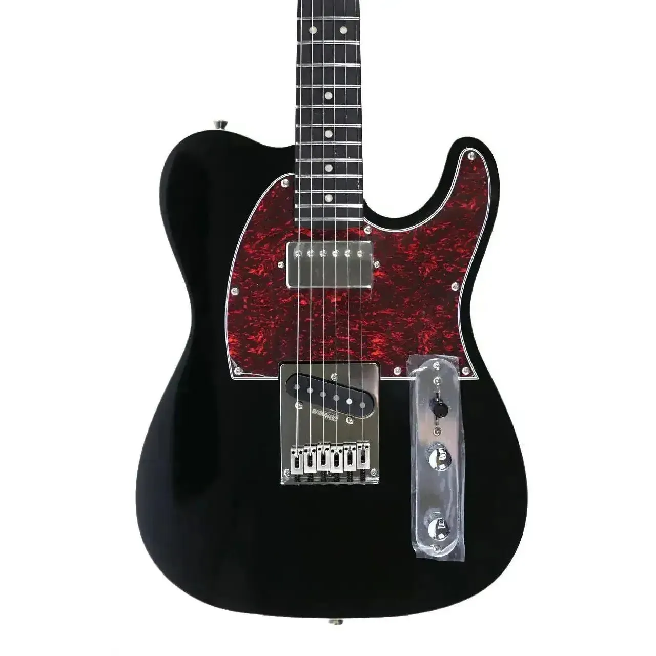 Jet JT-350 BK R Black Solid Body Telecaster Electric Guitar