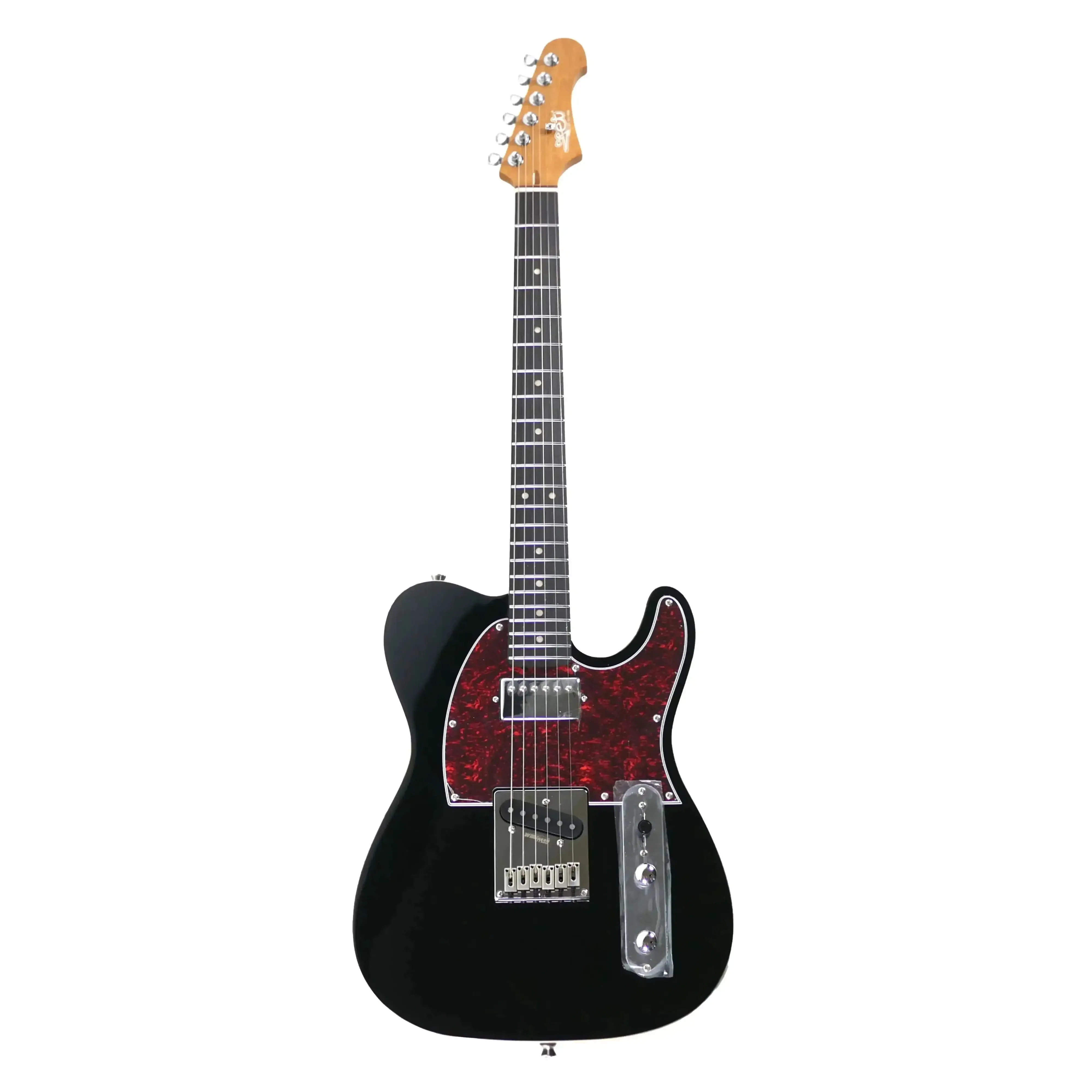 Jet JT-350 BK R Black Solid Body Telecaster Electric Guitar - Image 4