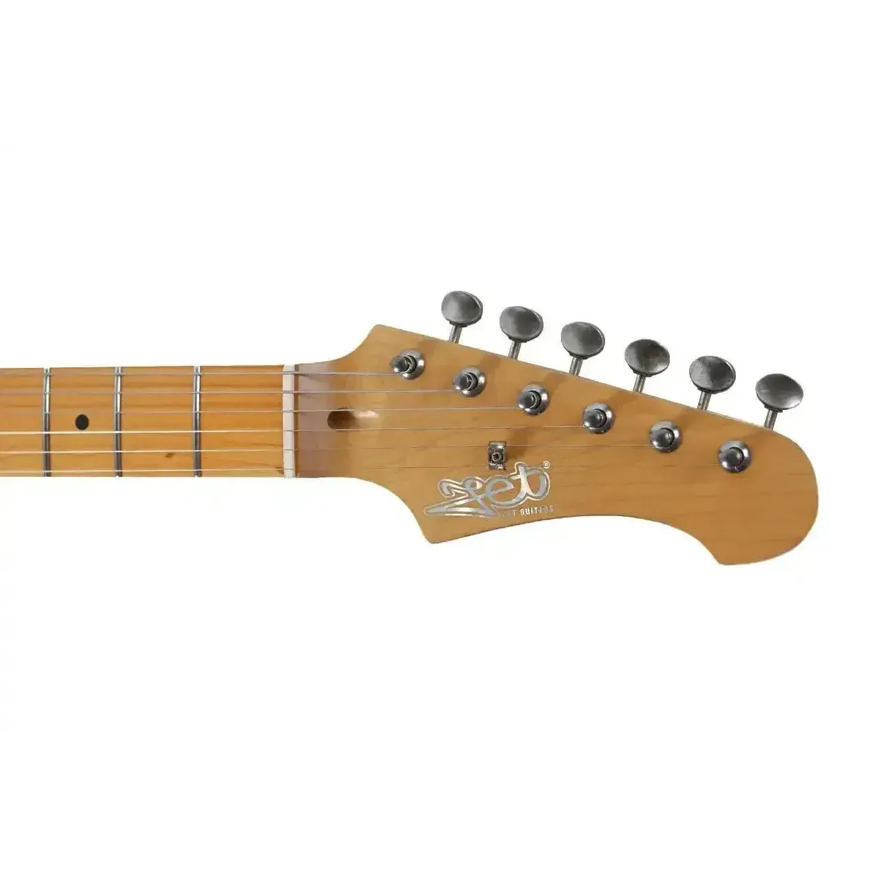 Jet JT-350-RLC Sunburst Distressed Telecaster Electric Guitar - Image 5