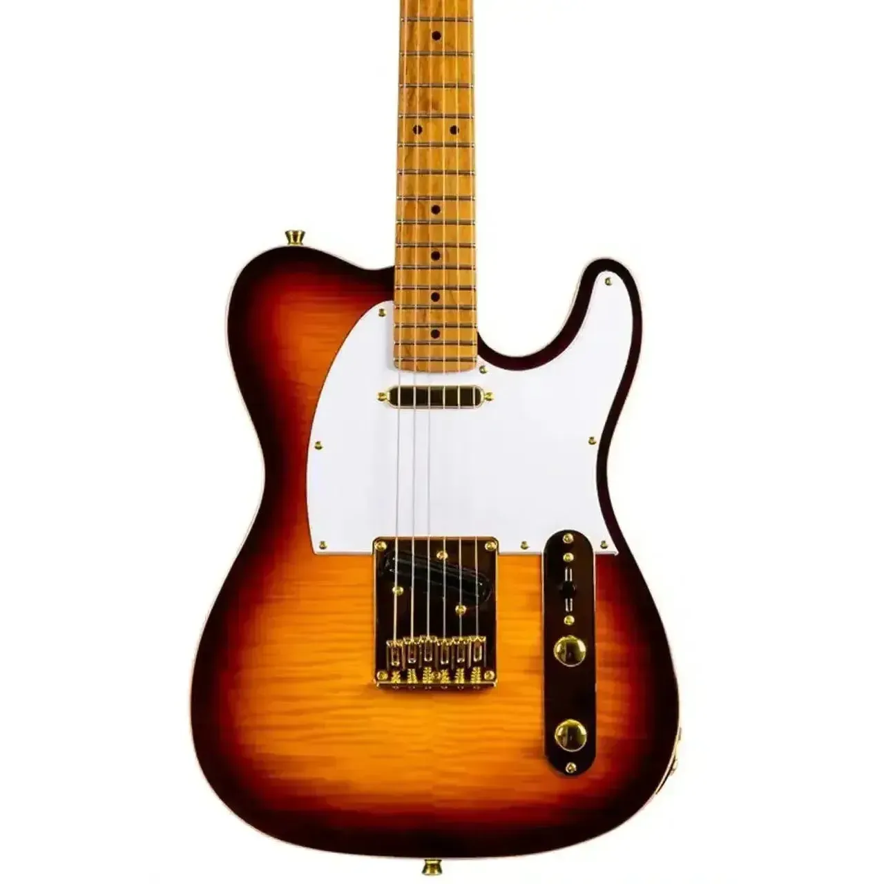 Jet JT-600 BS G Tobacco Burst Solid Body Telecaster Electric Guitar