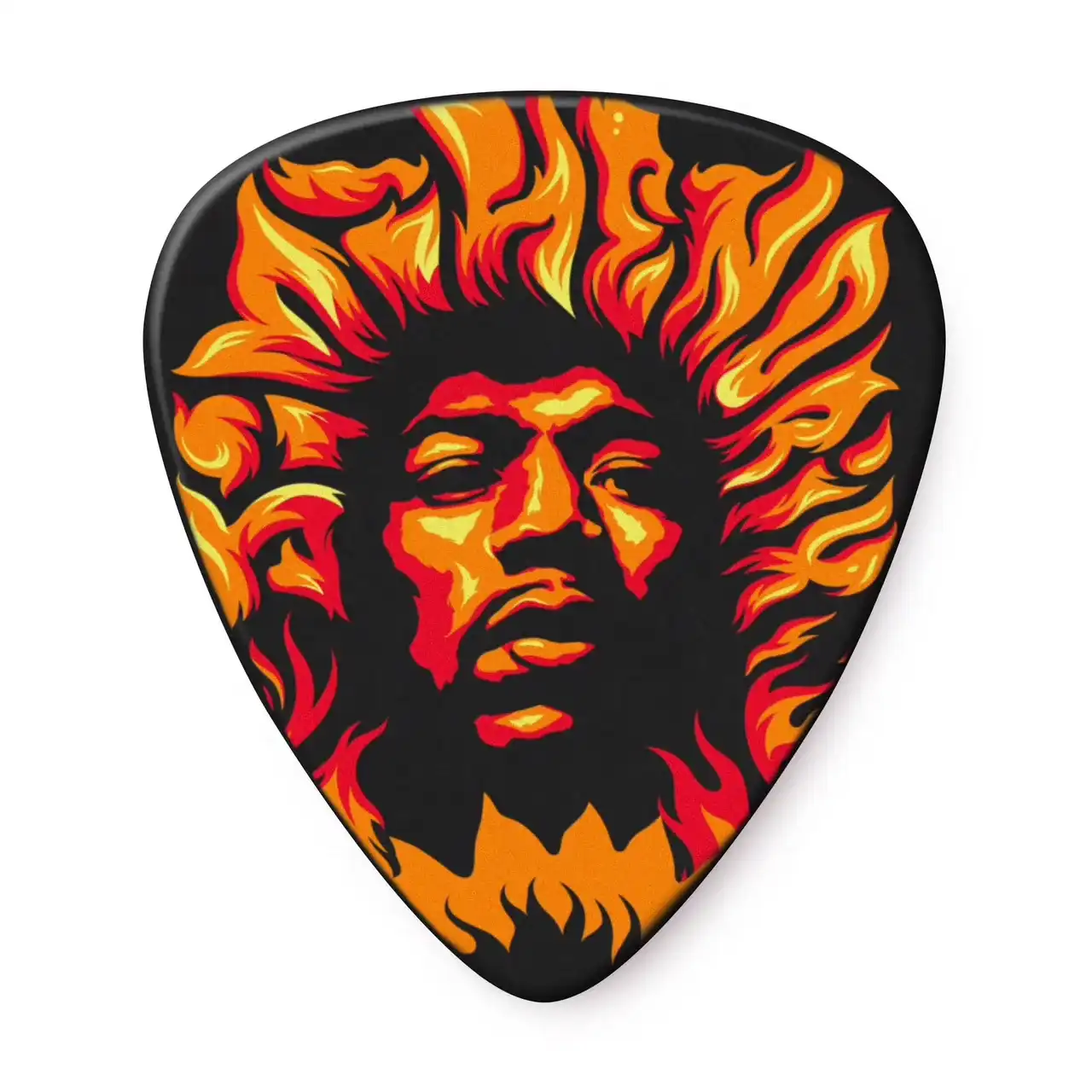 Dunlop JHP14HV Jimi Hendrix ’69 Voodoo Fire Guitar Picks 6 PACK