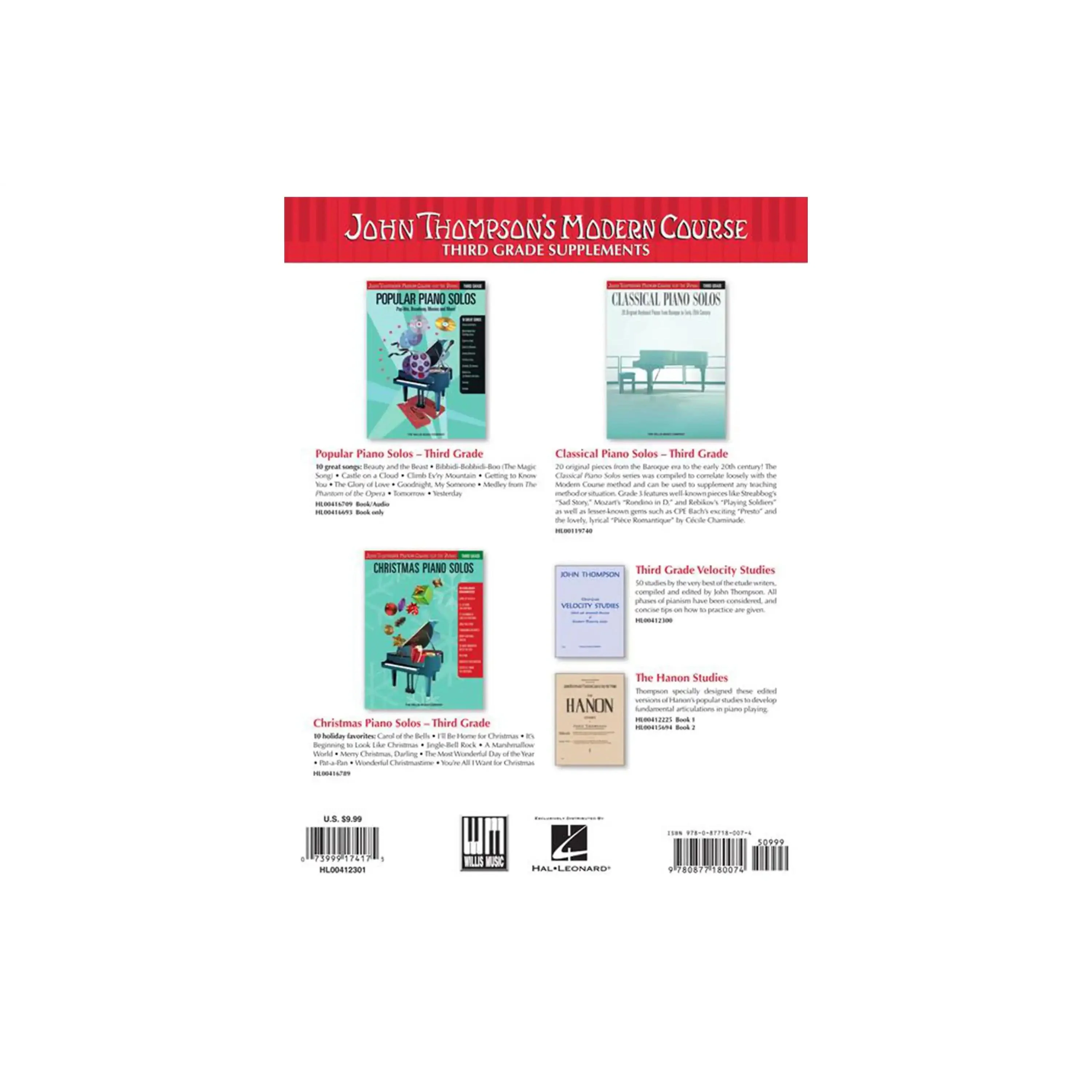 John Thompson's Modern Course For The Piano - Third Grade (Book Only) - Image 5