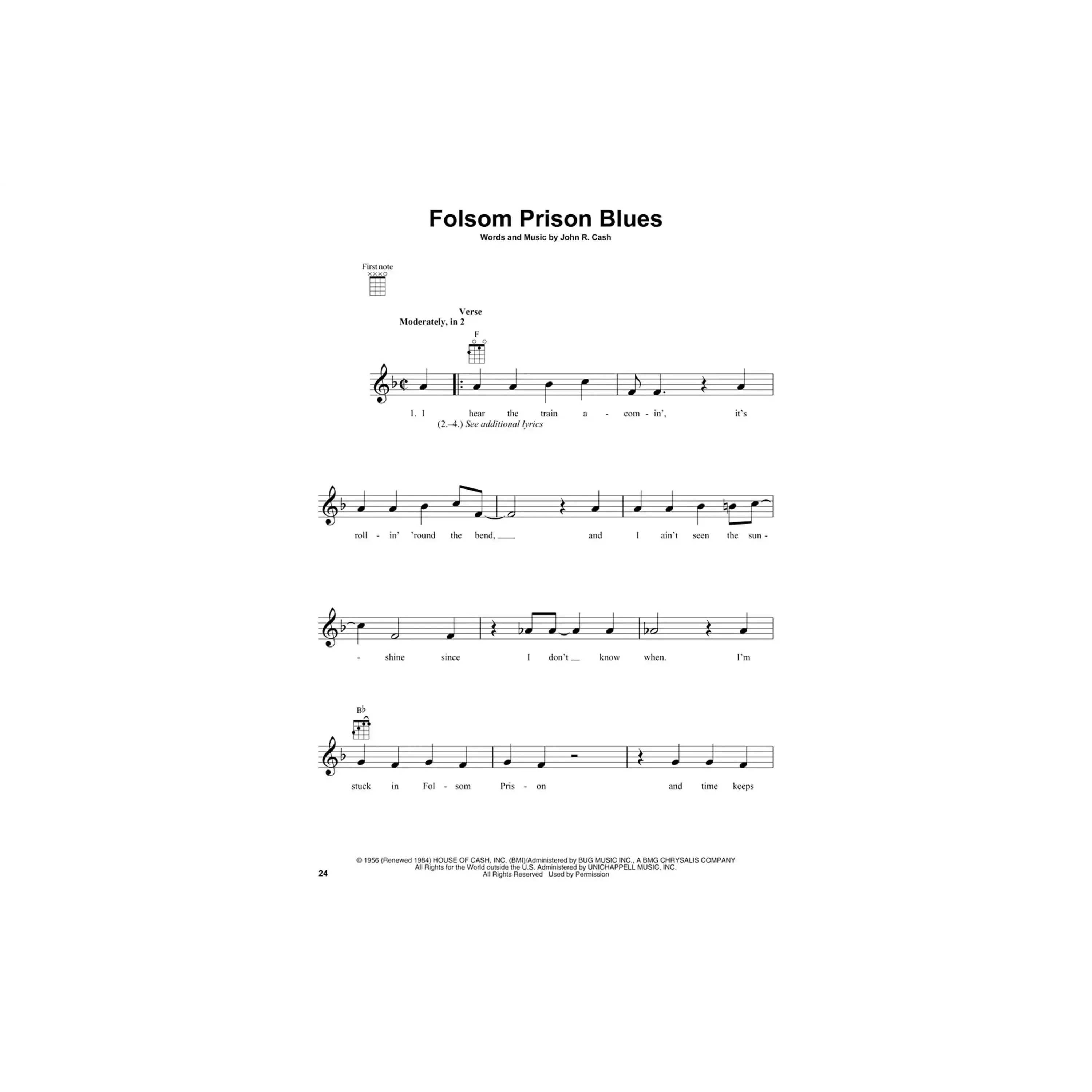 Johnny Cash for Ukulele 25 Songs to Strum & Sing - Image 2