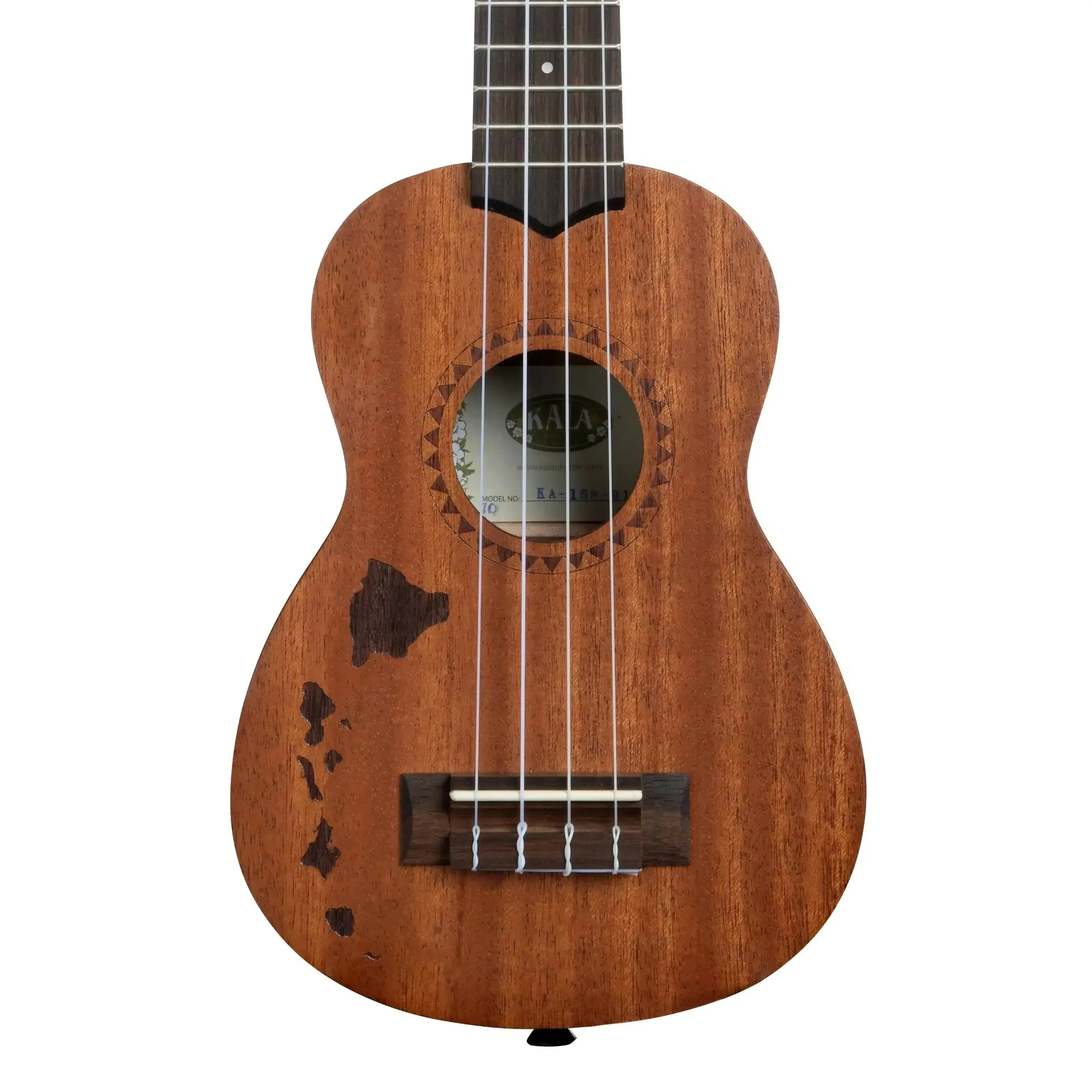 Kala 15S-H1 Satin Mahogany Hawaiian Islands Soprano Ukulele