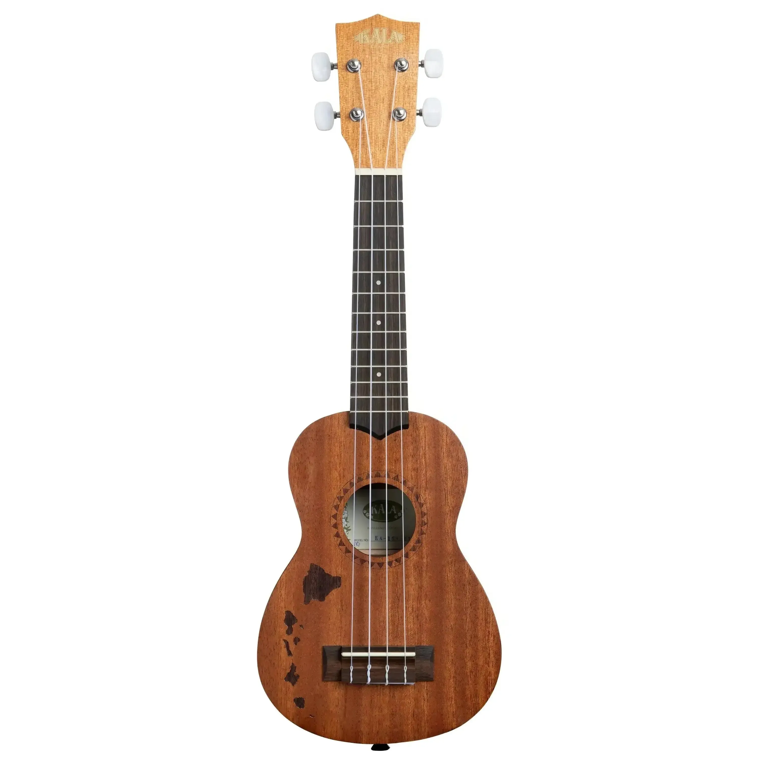 Kala 15S-H1 Satin Mahogany Hawaiian Islands Soprano Ukulele - Image 3