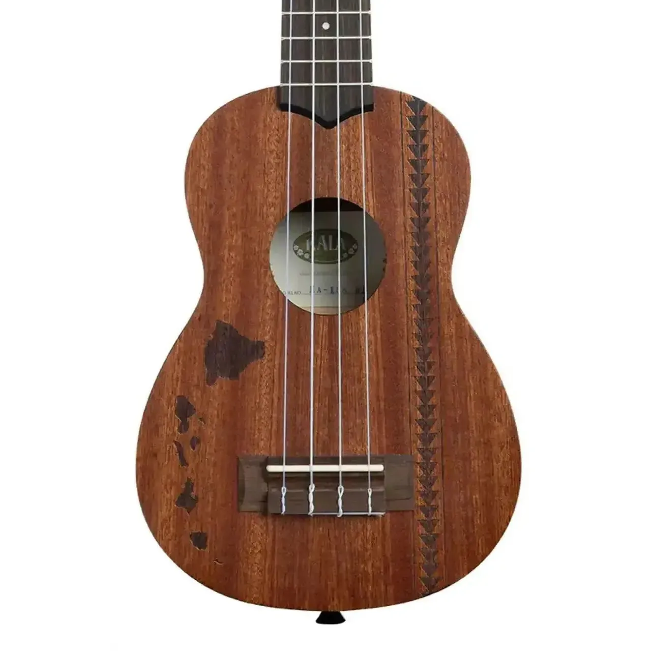 Kala 15S-H2 Mahogany Hawaiian Islands & Tattoo Soprano Ukulele