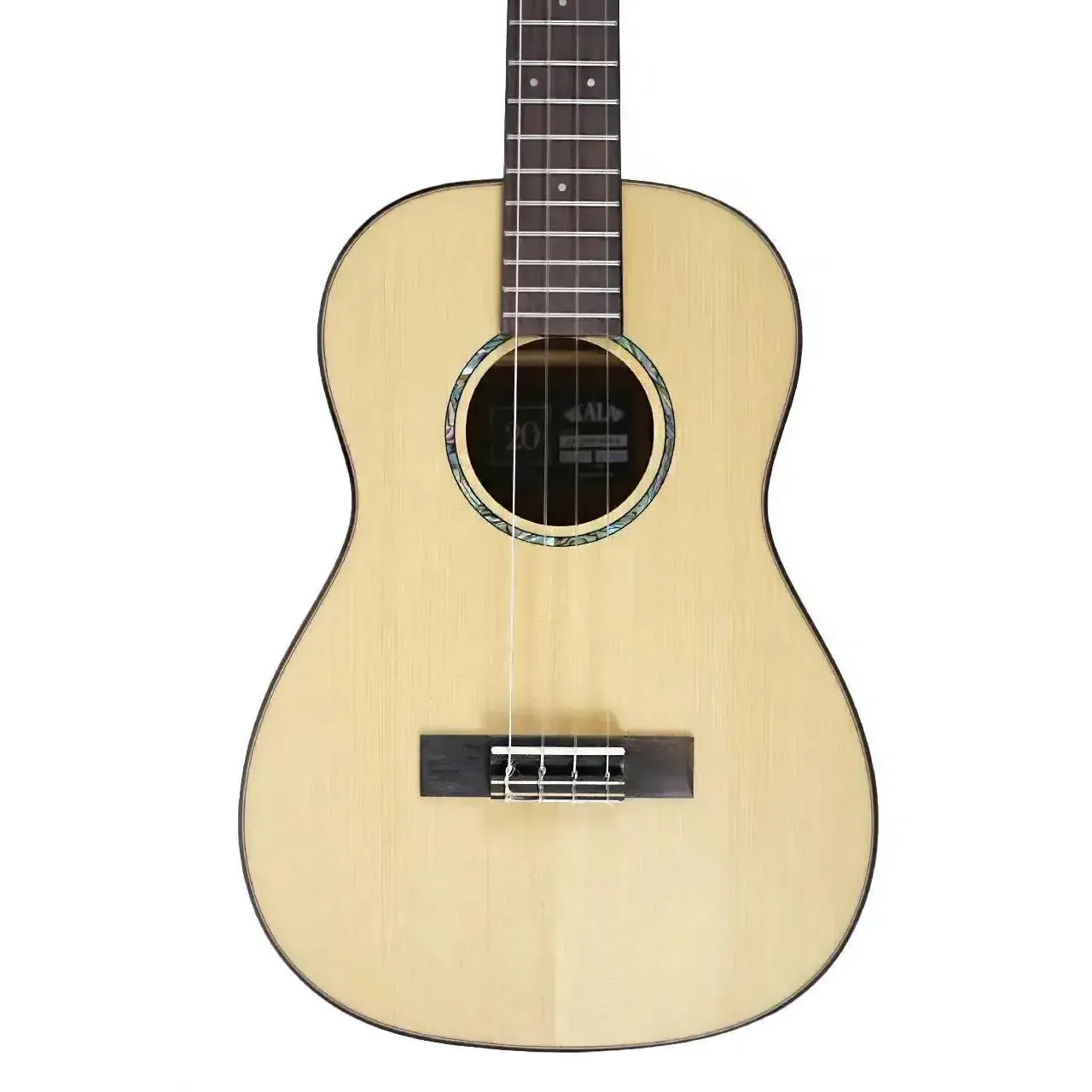 Kala 20TH-SQS-B 20th Anniversary Solid Spruce Top Baritone Ukulele