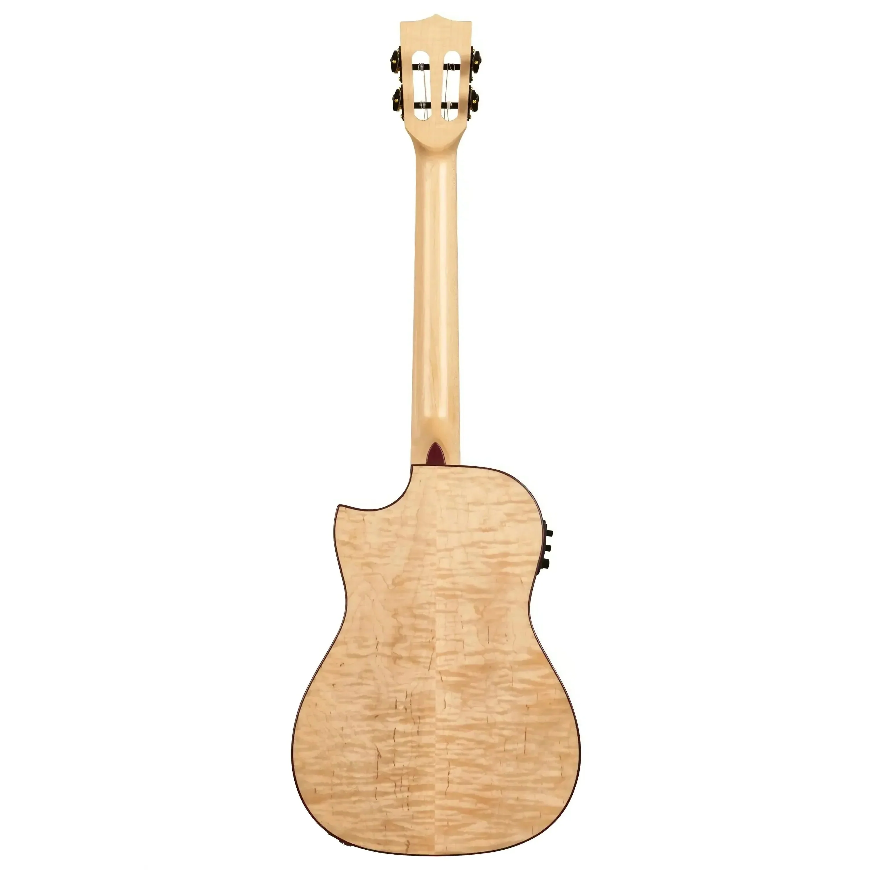 Kala ASFM-B-CE Solid Flamed Maple Baritone Ukulele w/ EQ - Image 4