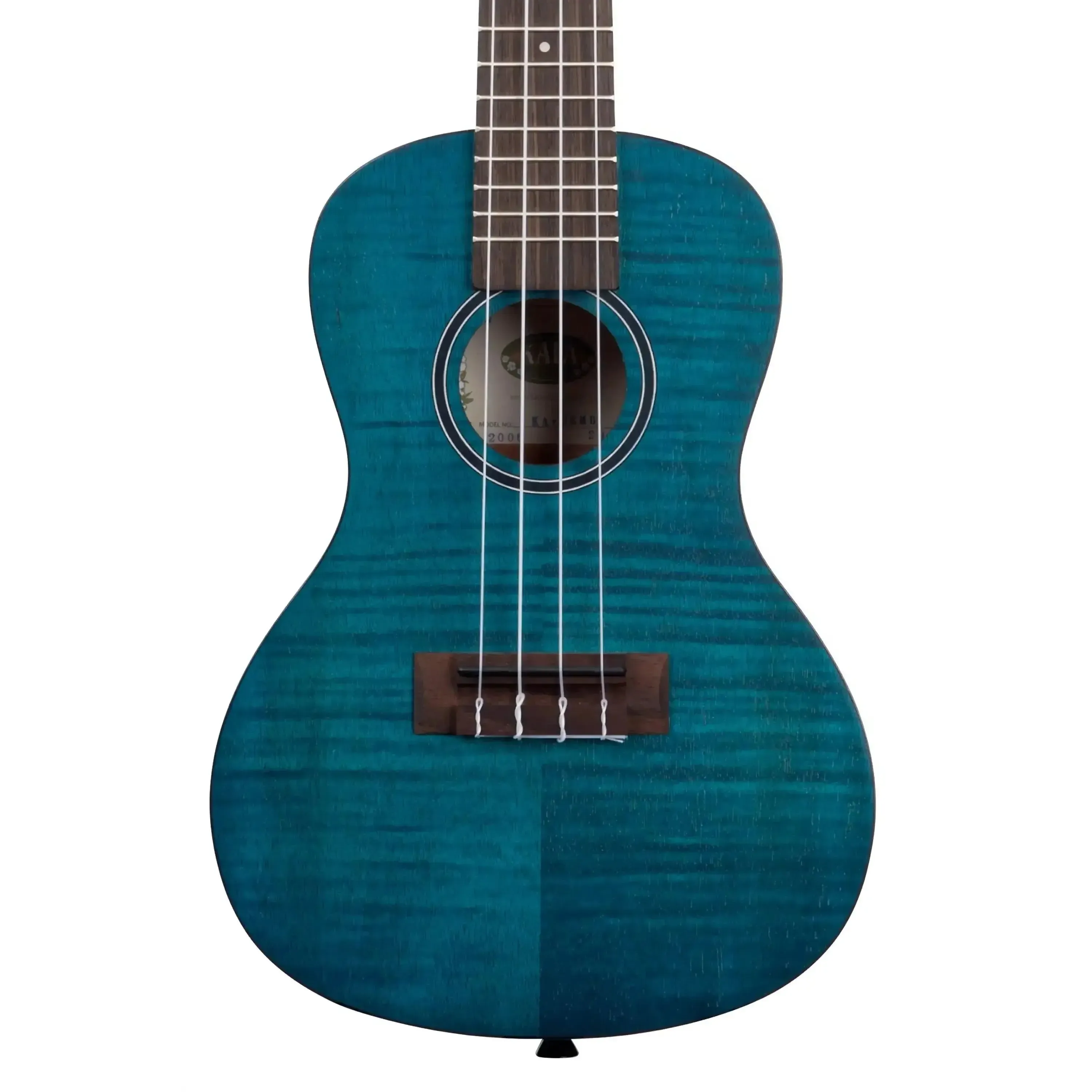 Kala CEMB Blue Exotic Mahogany Concert Ukulele
