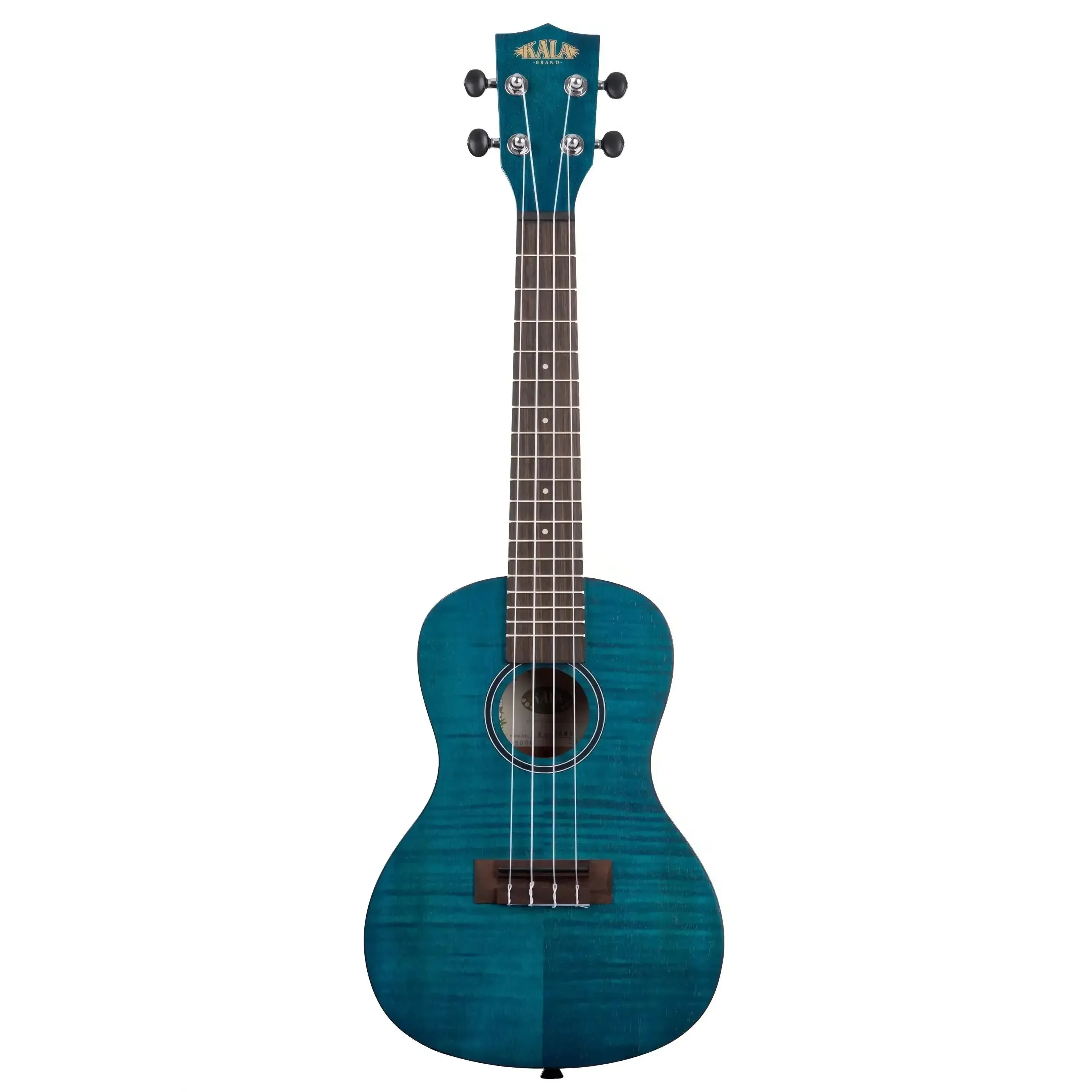 Kala CEMB Blue Exotic Mahogany Concert Ukulele - Image 3
