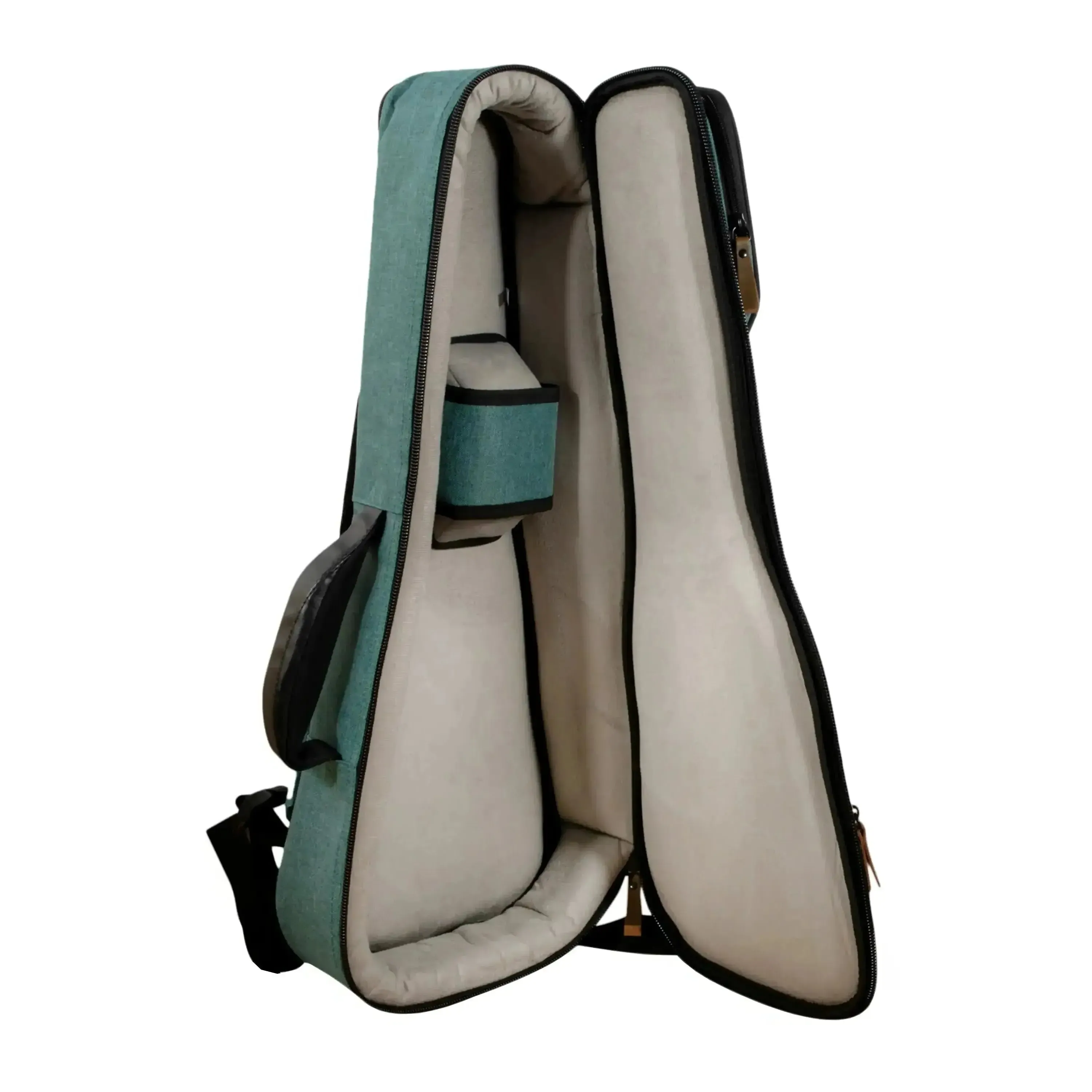 Kala DC-C-TQ Bodega Blue Sonoma Coast Concert Ukulele Case - Image 3